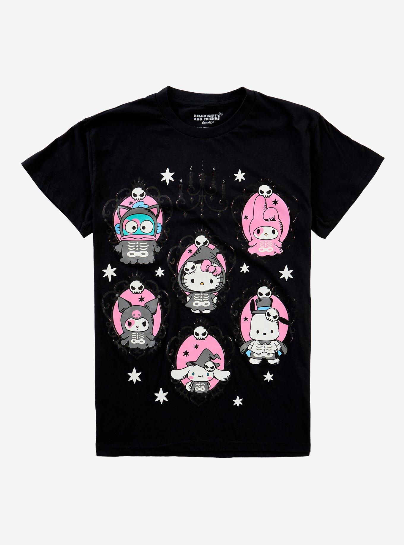 Hello Kitty And Friends Halloween Portrait T-Shirt, , hi-res