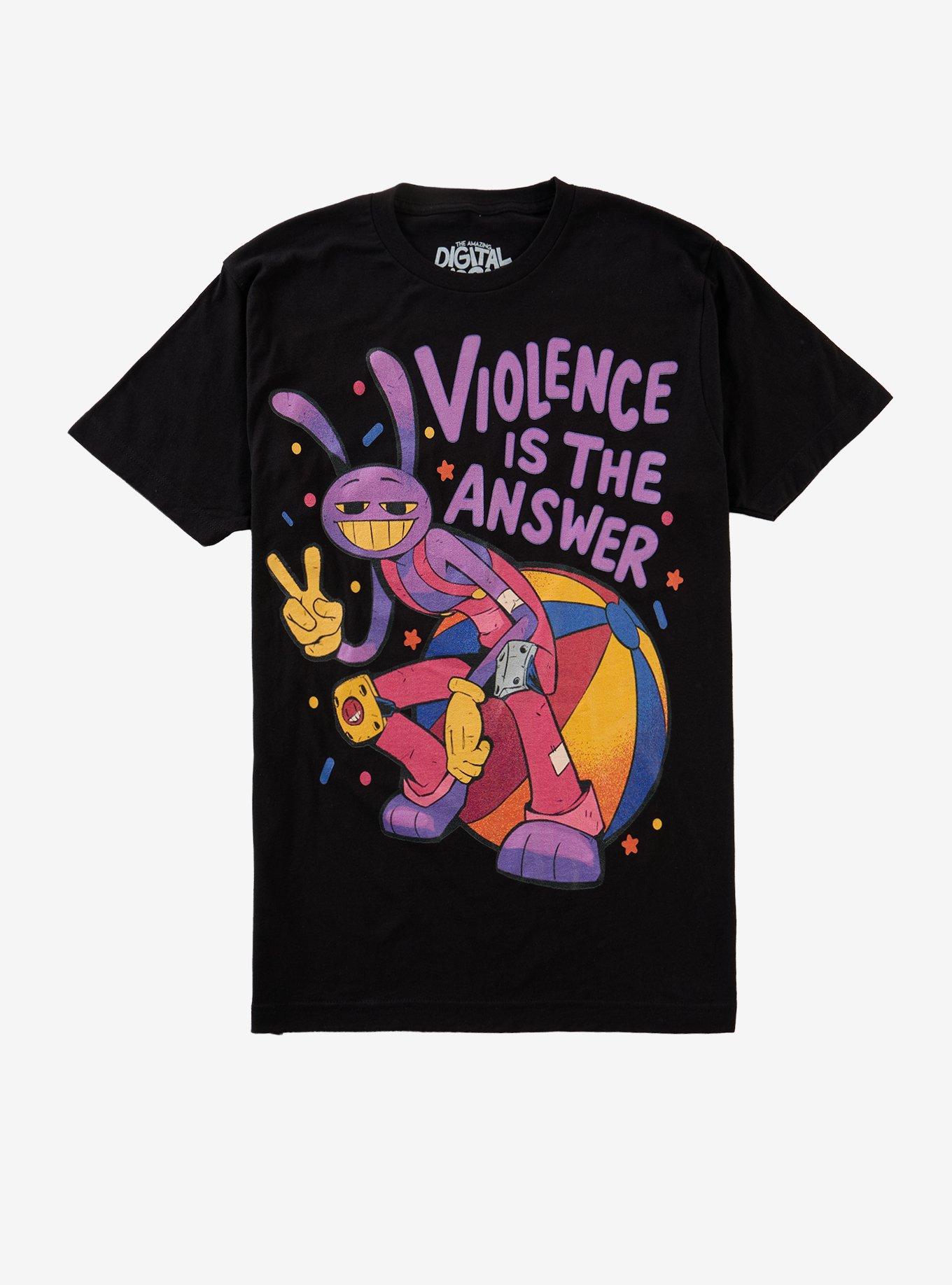 The Amazing Digital Circus Jax Violence T-Shirt, , hi-res