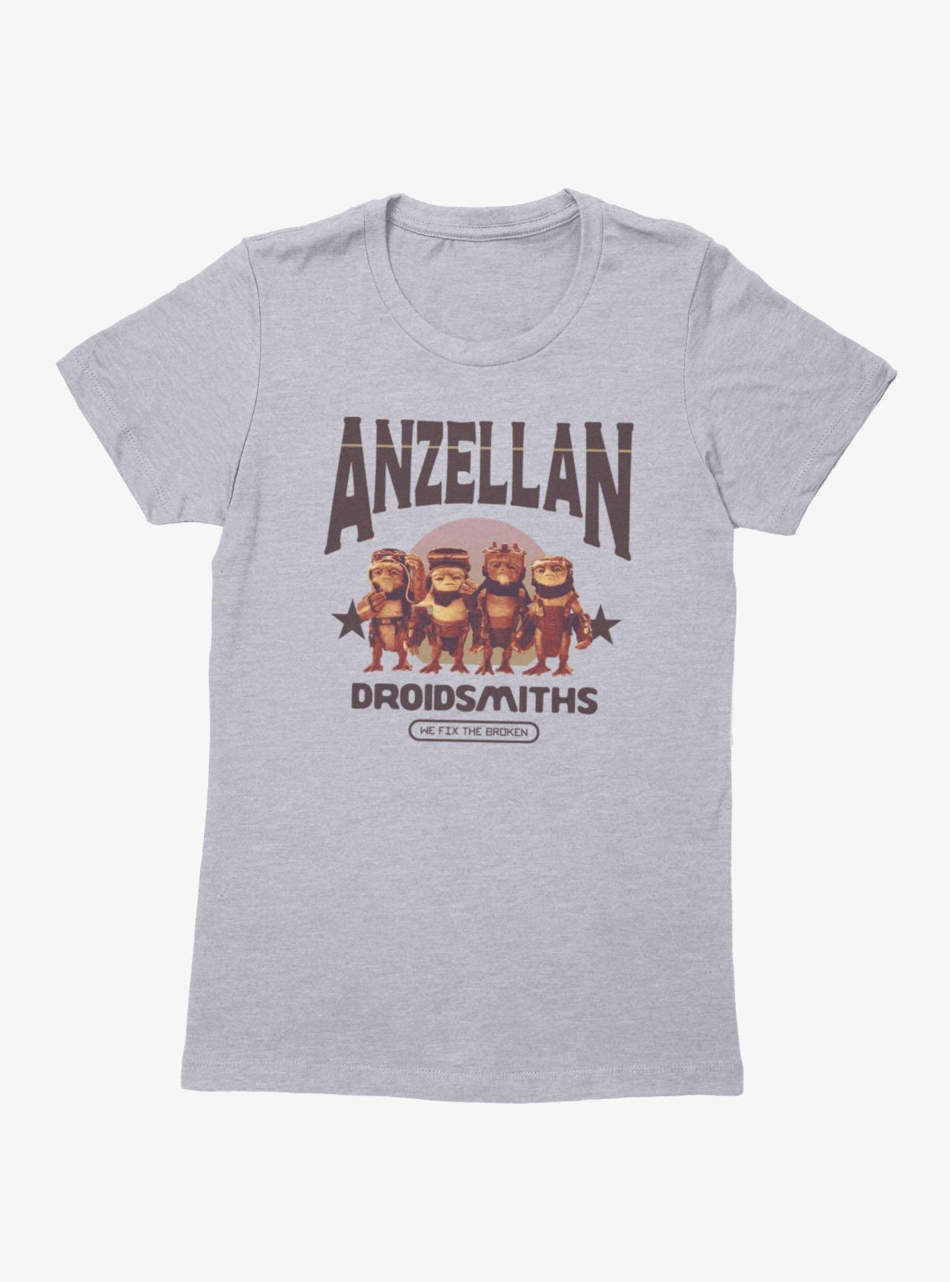 Star Wars The Mandalorian And Grogu Anzellan Droidsmith Line Up Fix Broken Womens T-Shirt, , hi-res