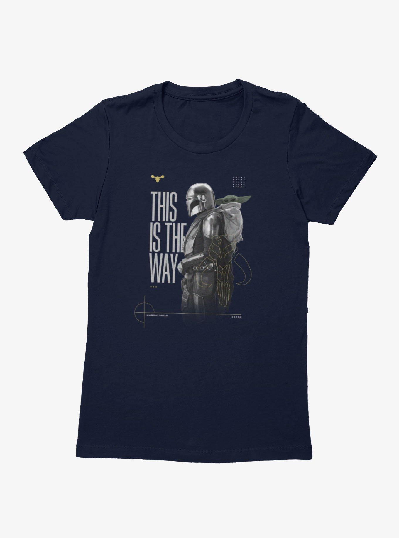 Star Wars The Mandalorian And Grogu This Is The Way Side Pose Womens T-Shirt, , hi-res
