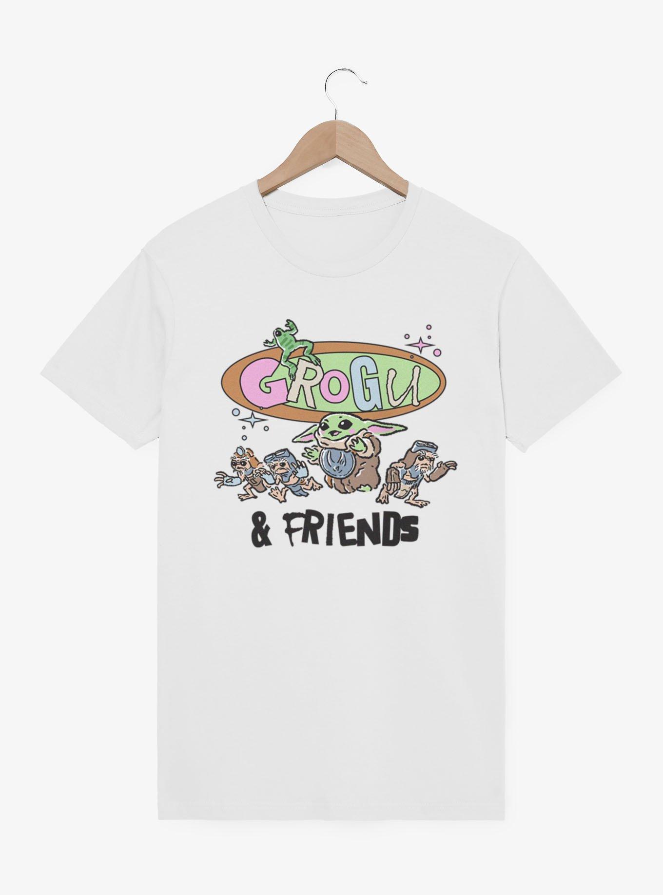 Star Wars The Mandalorian And Grogu And Grogus Friends T-Shirt BoxLunch Exclusive, , hi-res