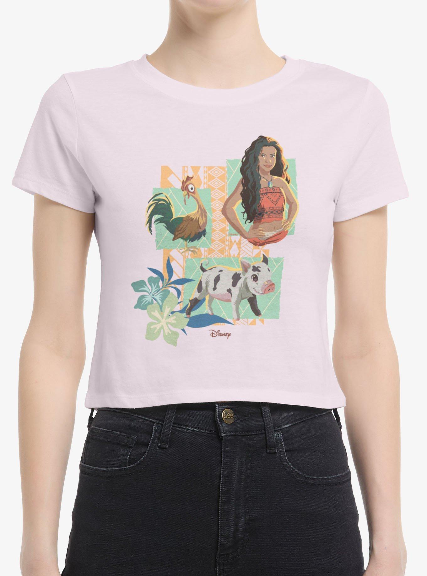Disney Moana Hei Hei And Pua Panels Women Baby T-Shirt, , hi-res