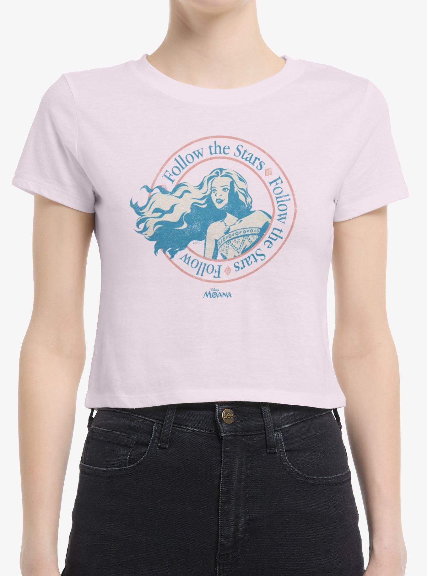 Disney Moana Follow The Stars Crest Women Baby T-Shirt Box Lunch Exclusive, , hi-res