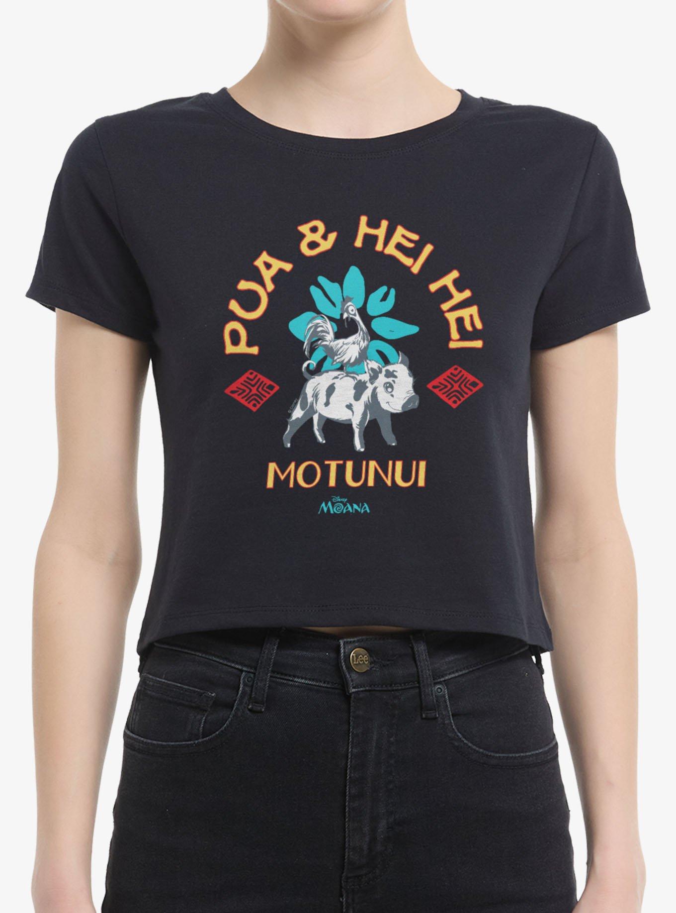 Disney Moana Pua And Hei Hei Ride Motunui Women Baby T-Shirt Box Lunch Exclusive, , hi-res