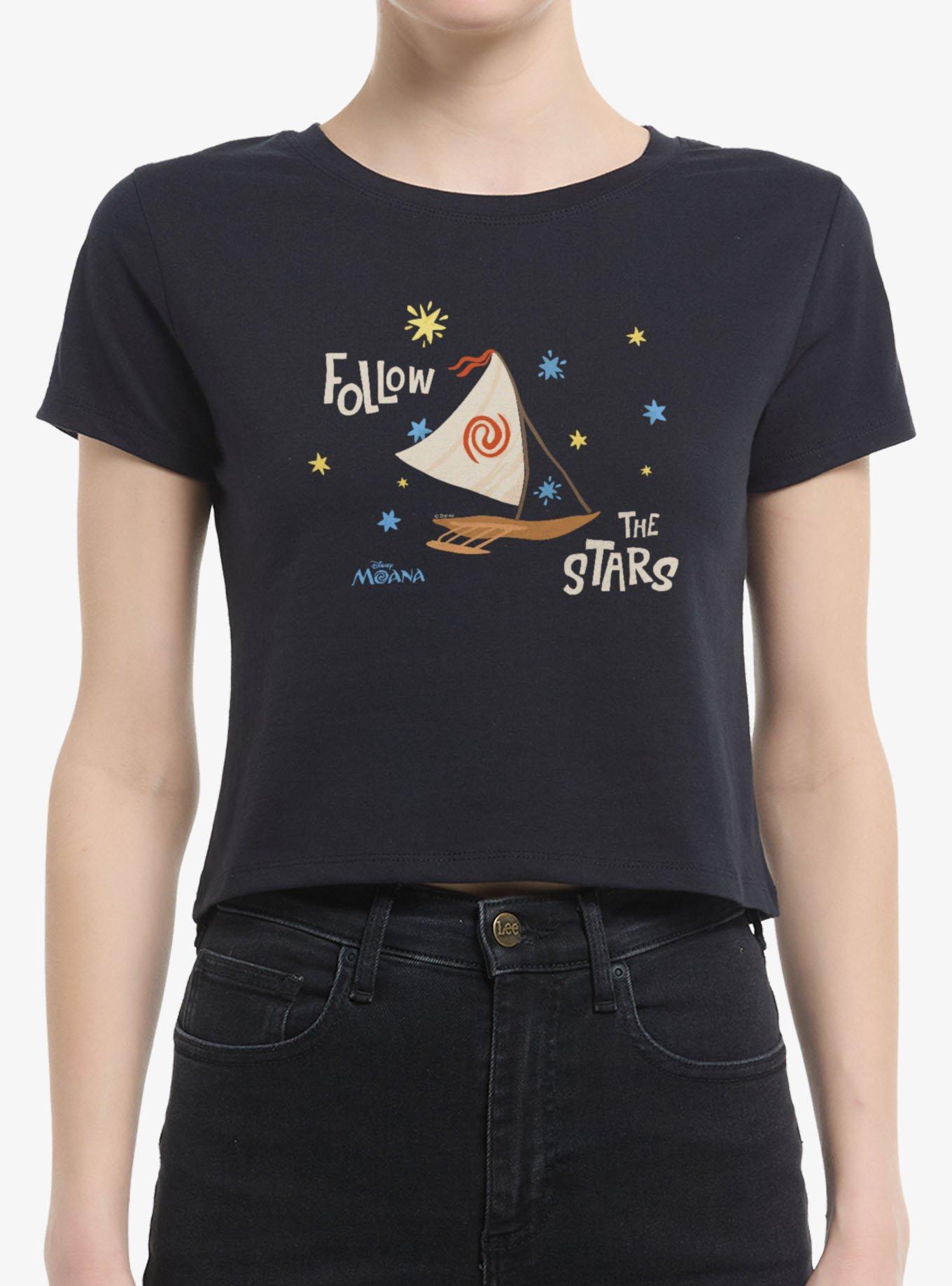 Disney Moana Follow The Stars Boat Women Baby T-Shirt Box Lunch Exclusive, , hi-res