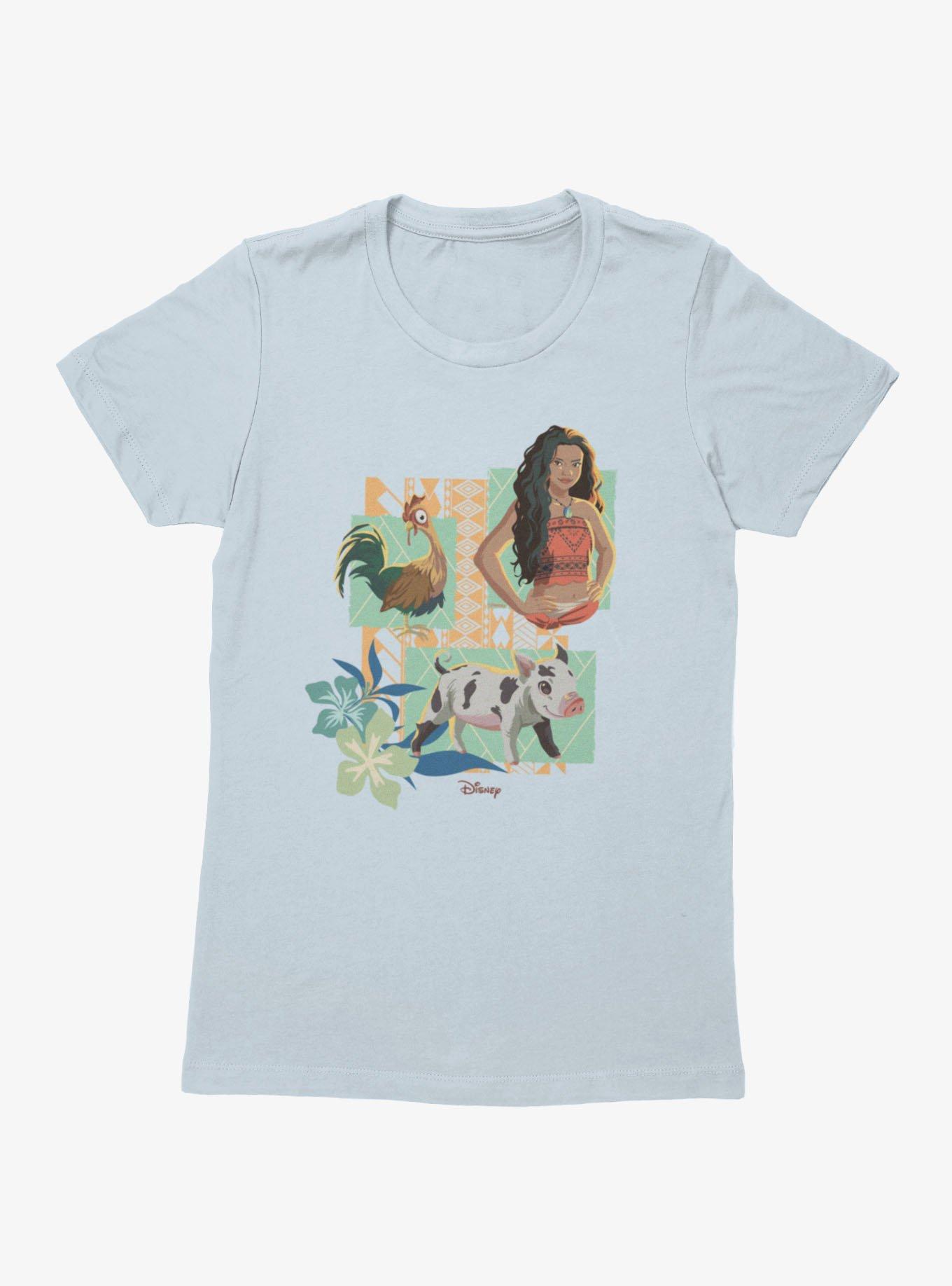 Disney Moana Hei Hei And Pua Panels Womens T-Shirt, , hi-res
