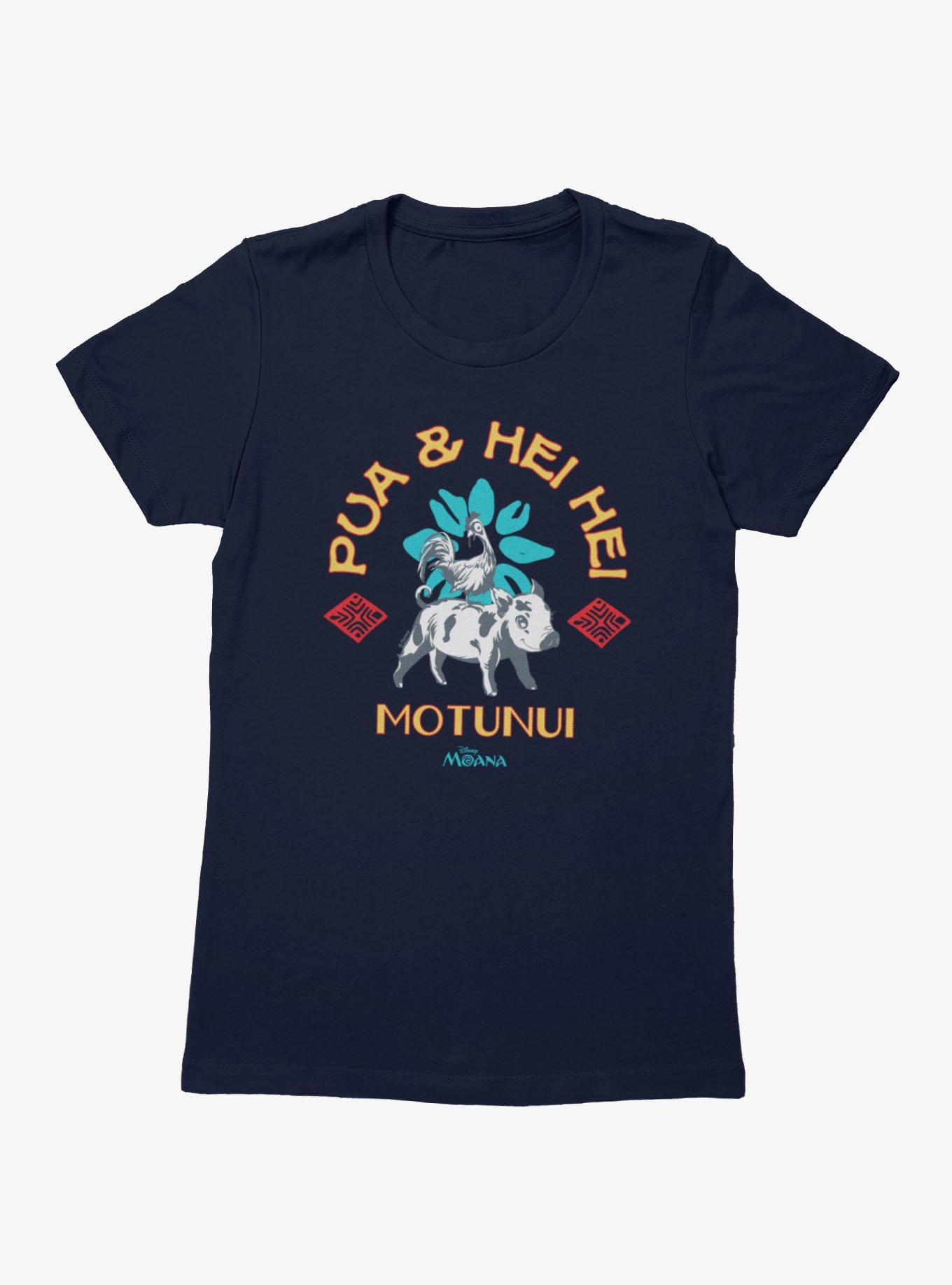 Disney Moana Pua And Hei Hei Ride Motunui Womens T-Shirt Box Lunch Exclusive, , hi-res