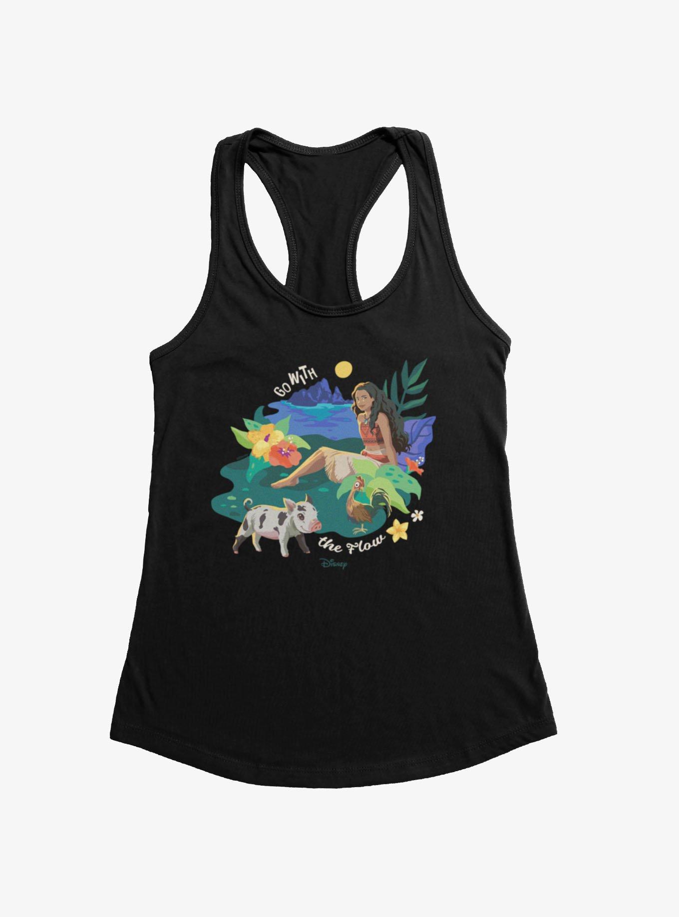 Disney Moana Go With The Flow Womens Tank Top, , hi-res