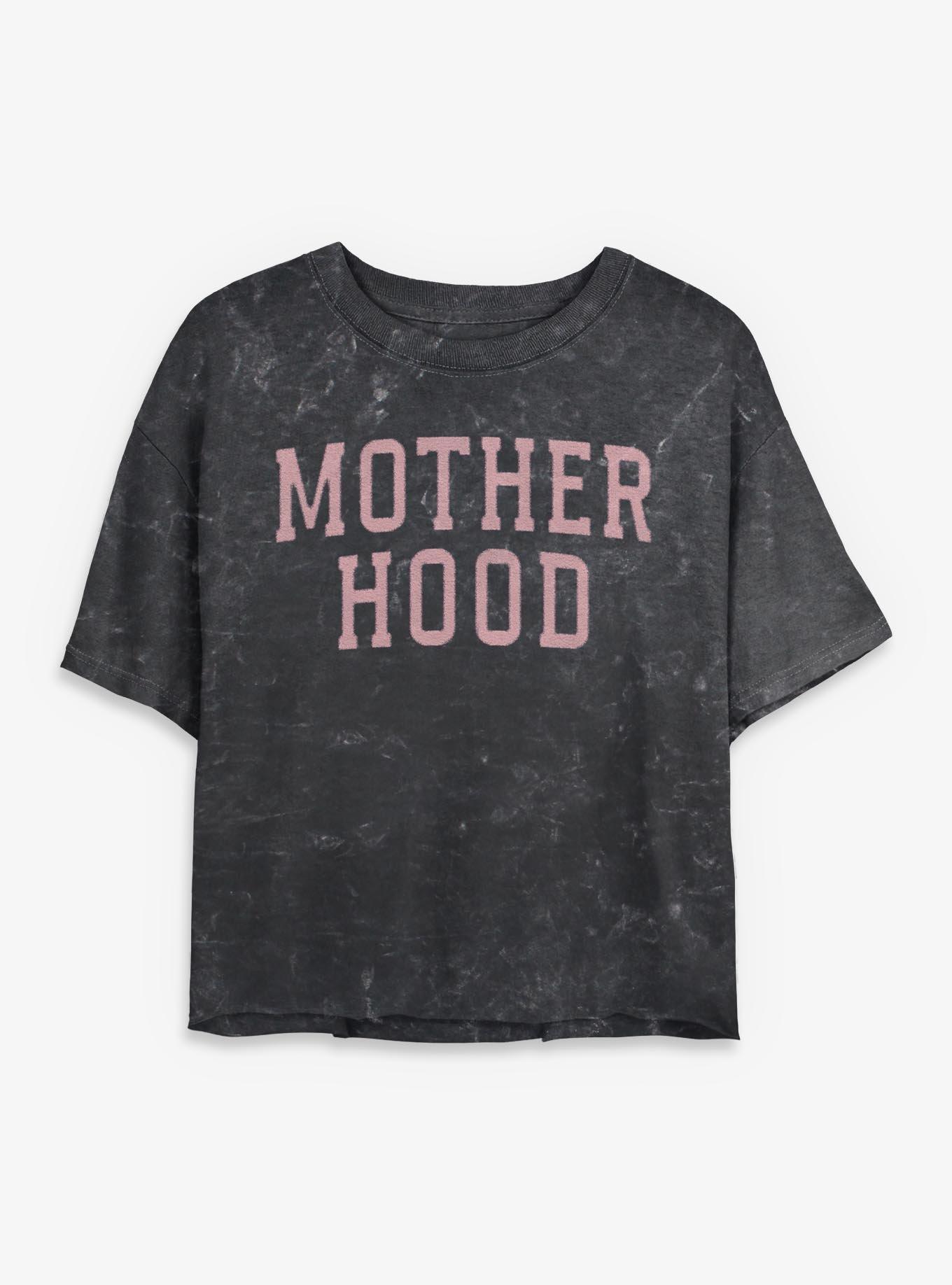 Mother Hood Girls Mineral Wash Crop T-Shirt, , hi-res