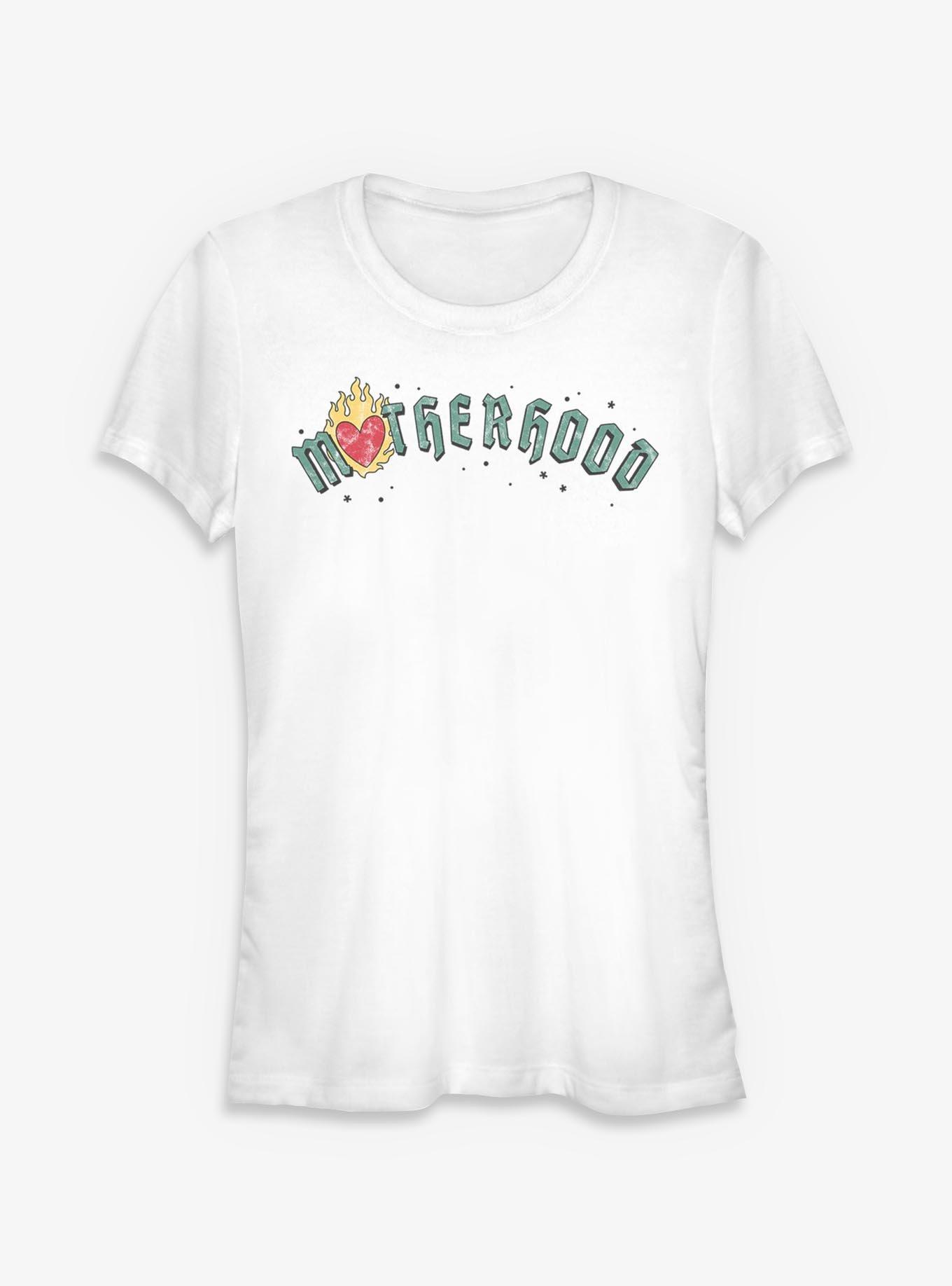 Motherhood Flaming Heart Girls T-Shirt, , hi-res