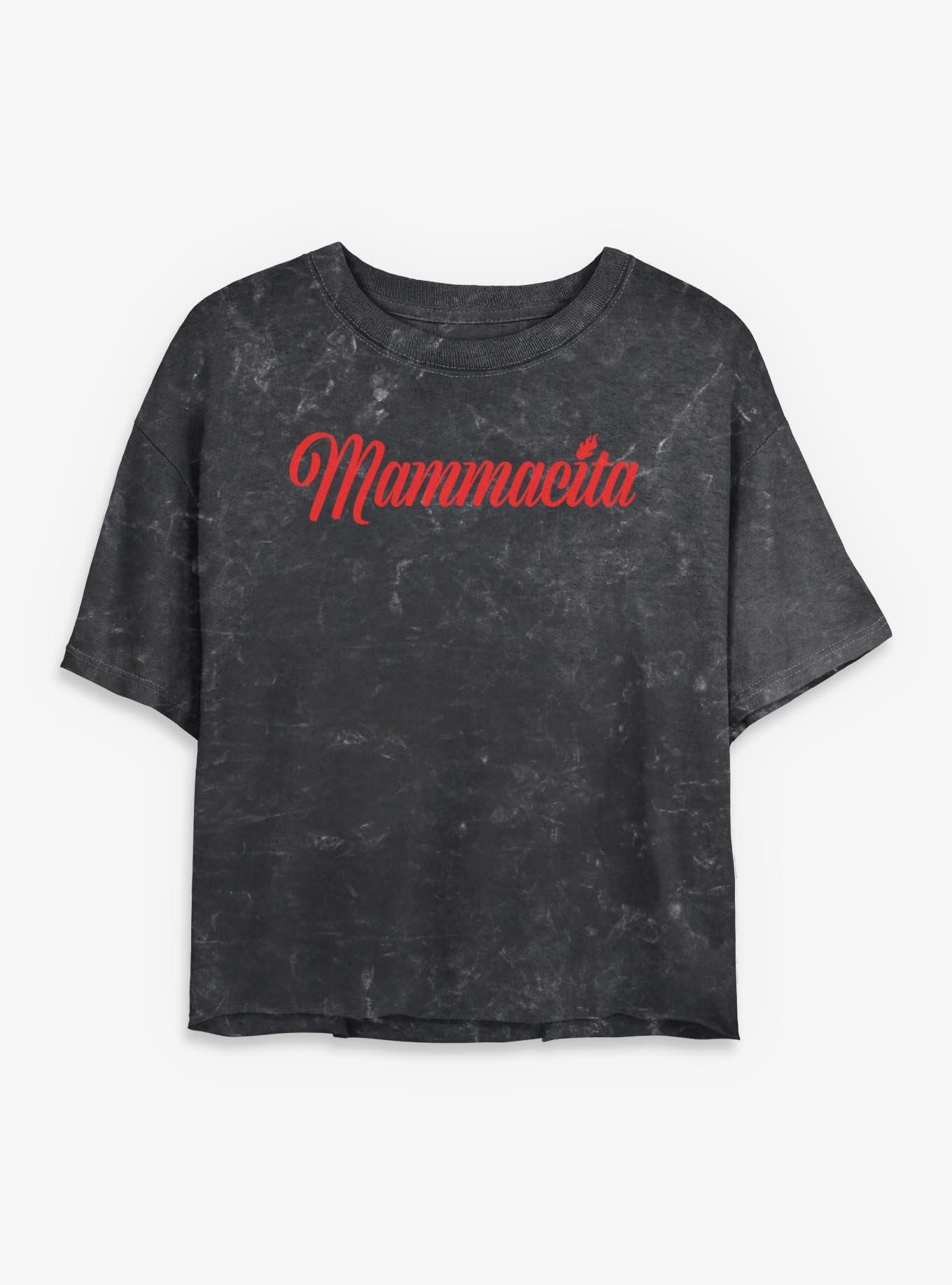 Mammacita Girls Mineral Wash Crop T-Shirt, , hi-res