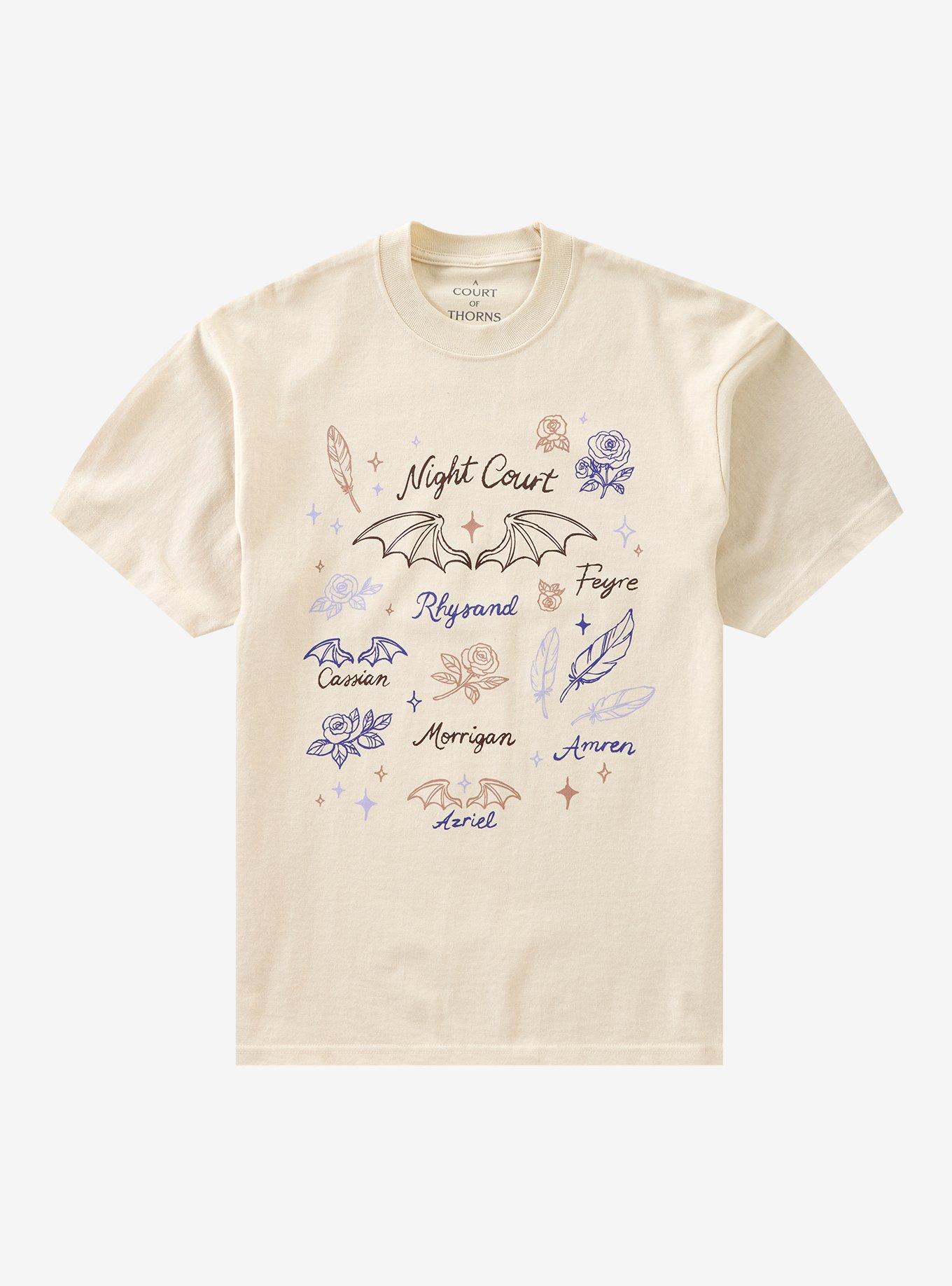 A Court Of Thorns And Roses Symbols & Names T-Shirt, , hi-res