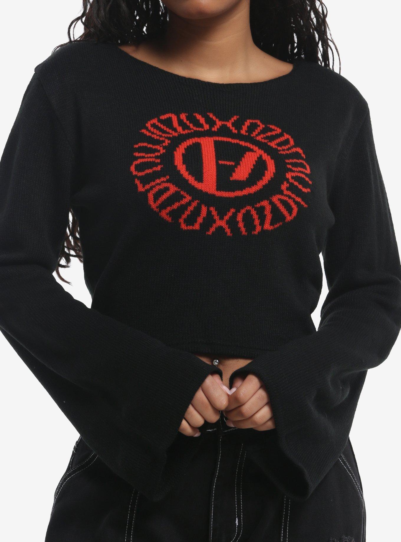 Twenty One Pilots Logo Girls Bell Sleeve Sweater