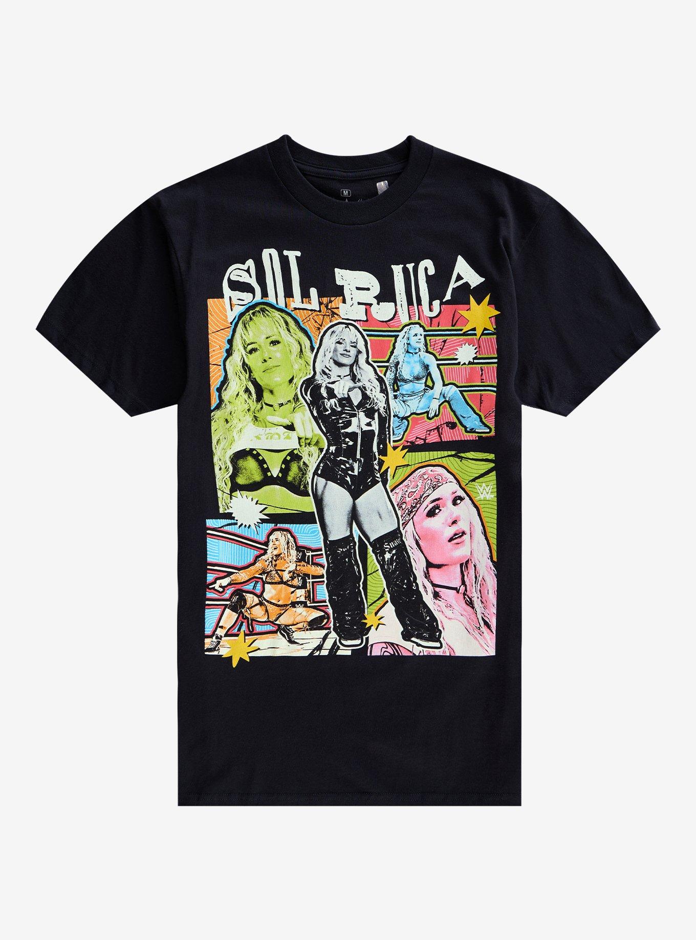 WWE Sol Ruca Collage T-Shirt, , hi-res