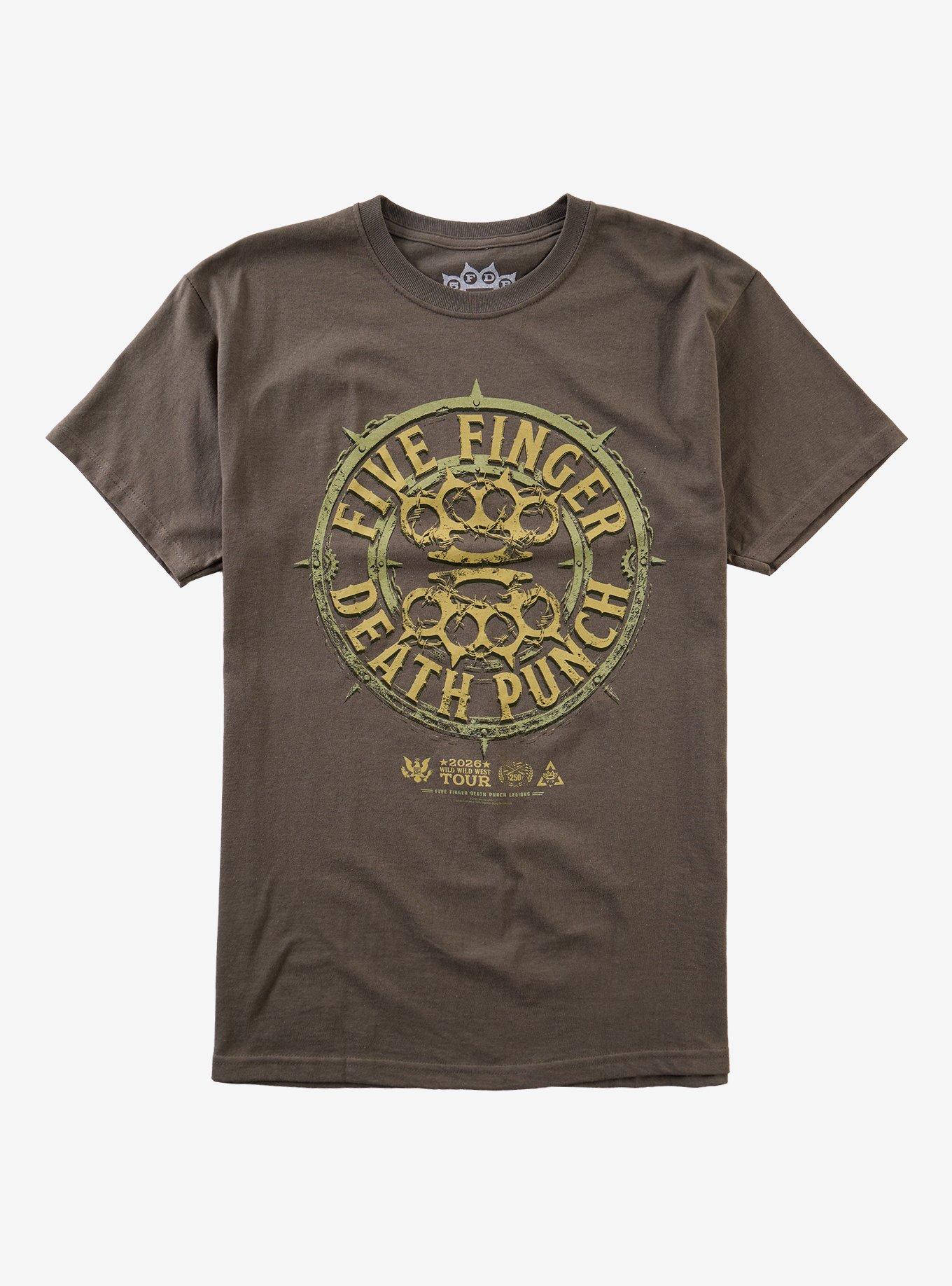 Five Finger Death Punch Brass Knuckles T-Shirt, , hi-res