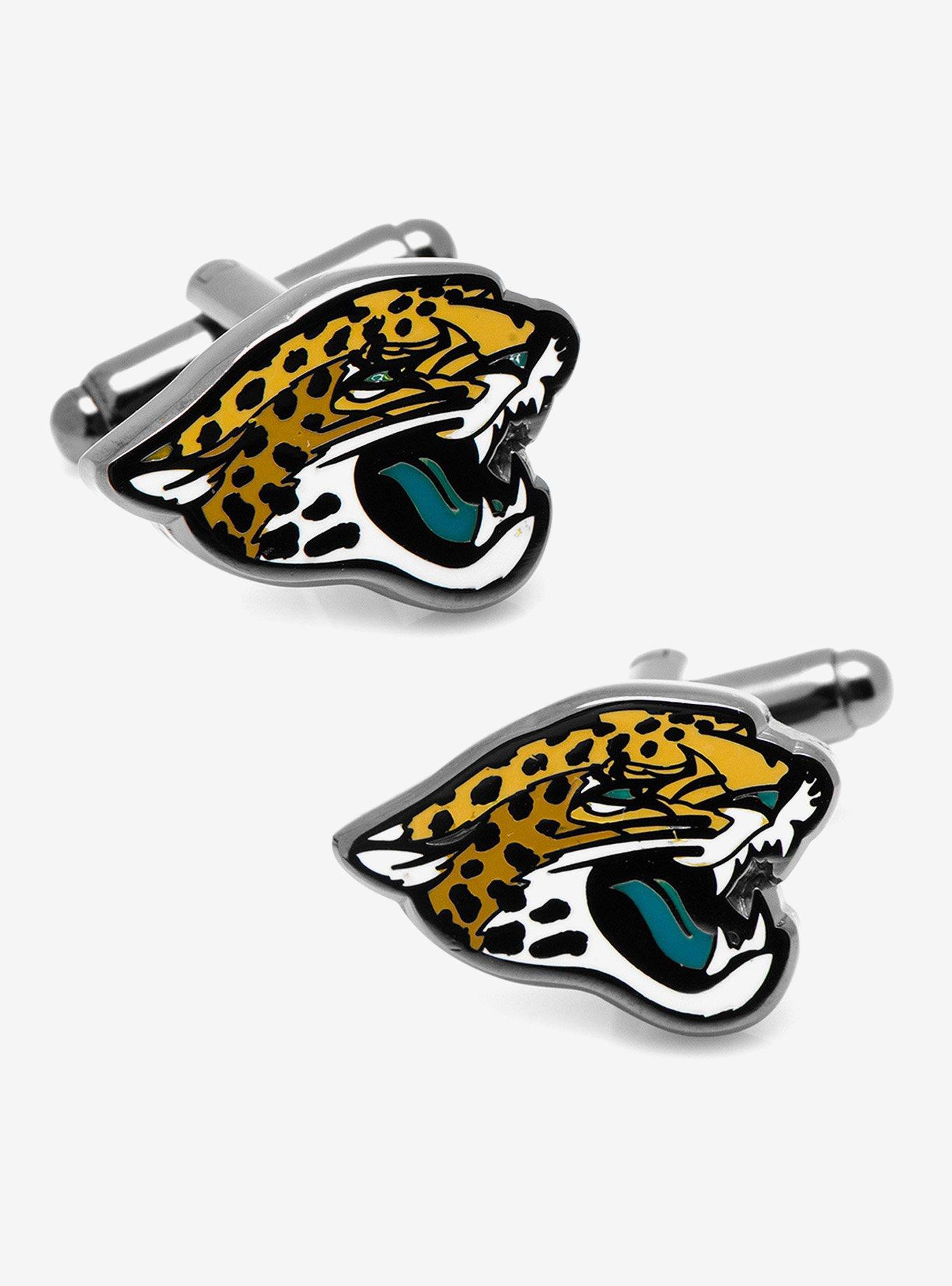 NFL Jacksonville Jaguars Black Cufflinks, , hi-res