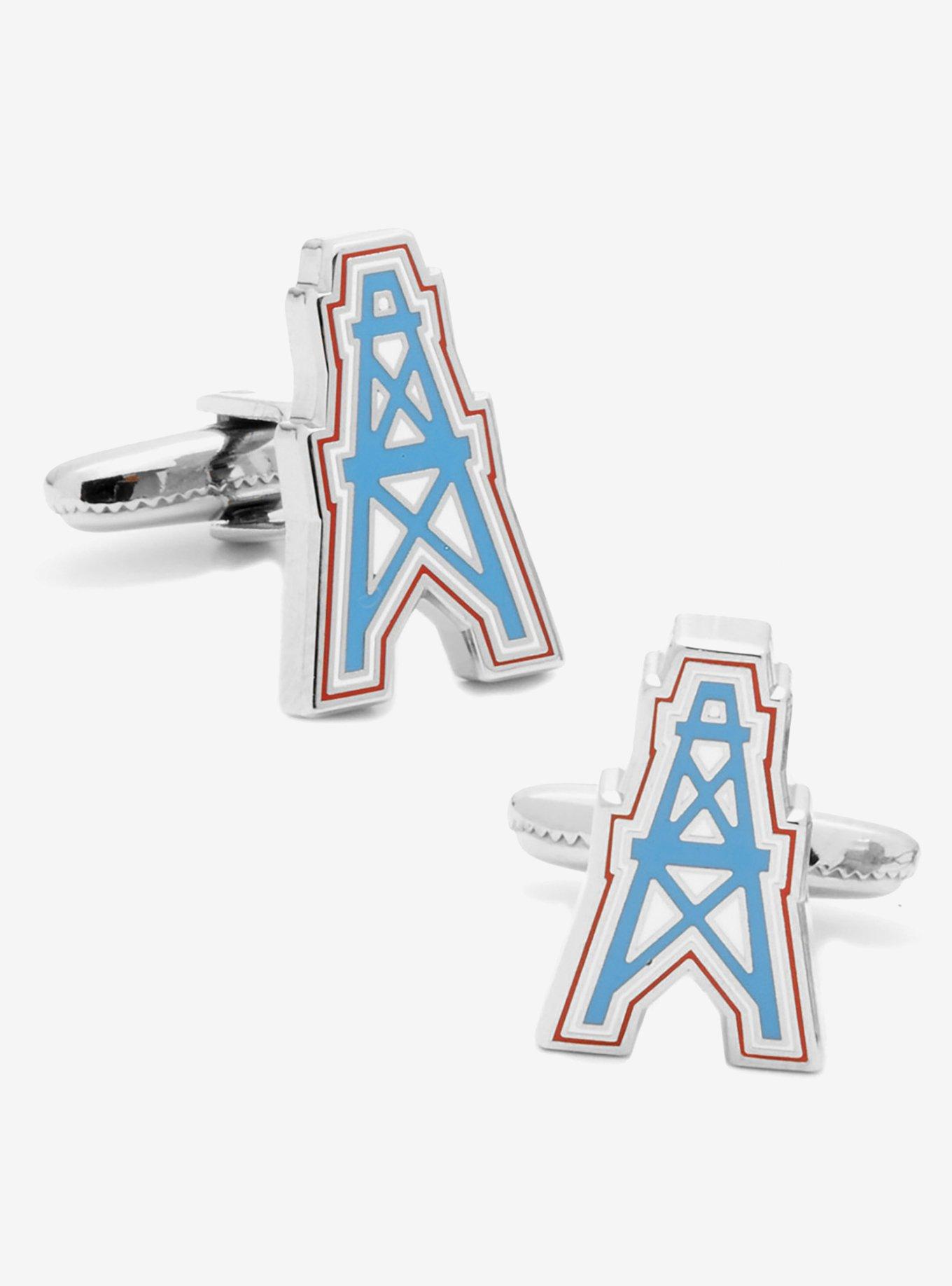 NFL Houston Oilers Vintage Cufflinks, , hi-res