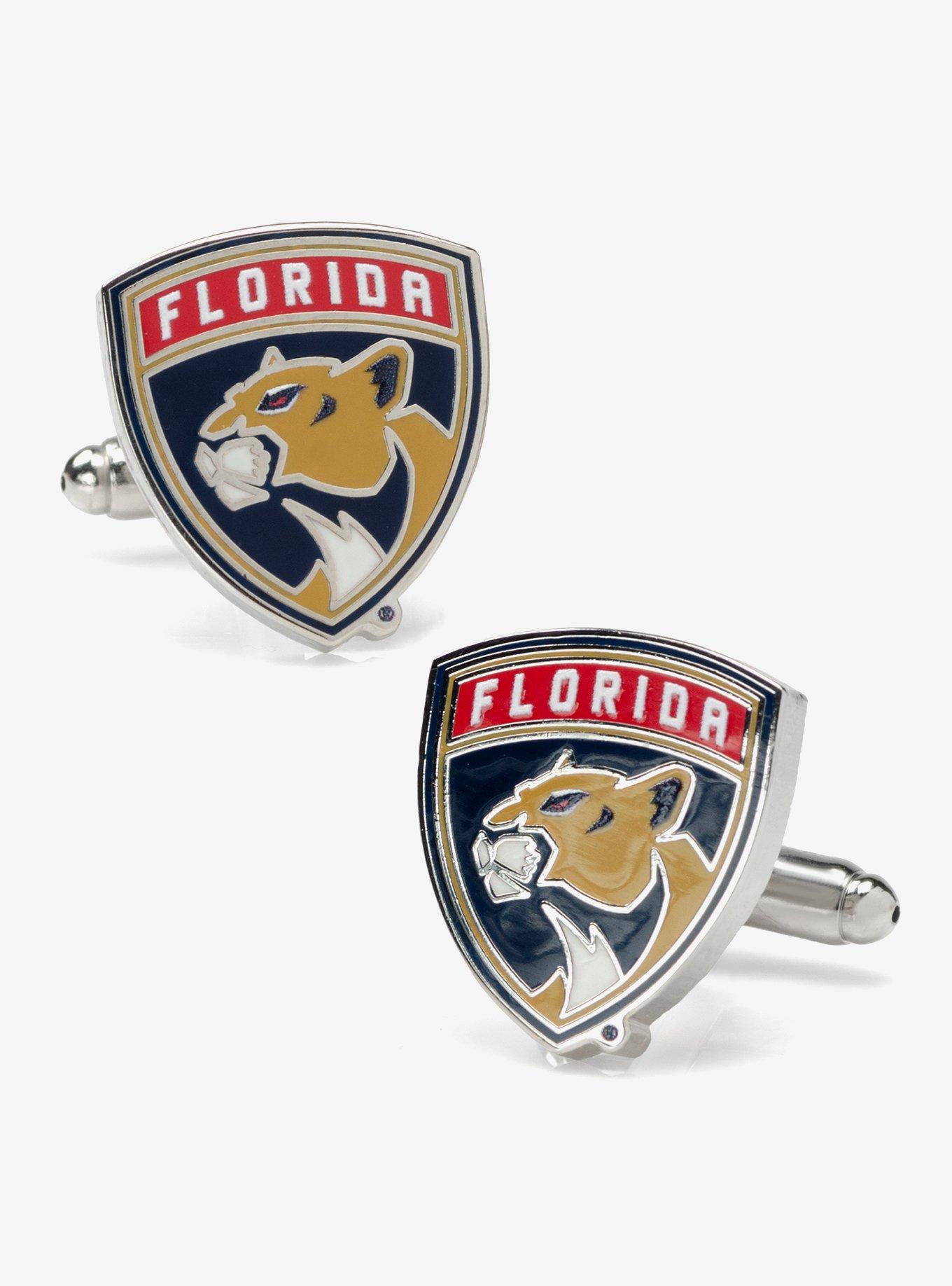 NHL Florida Panthers Shield Cufflinks, , hi-res