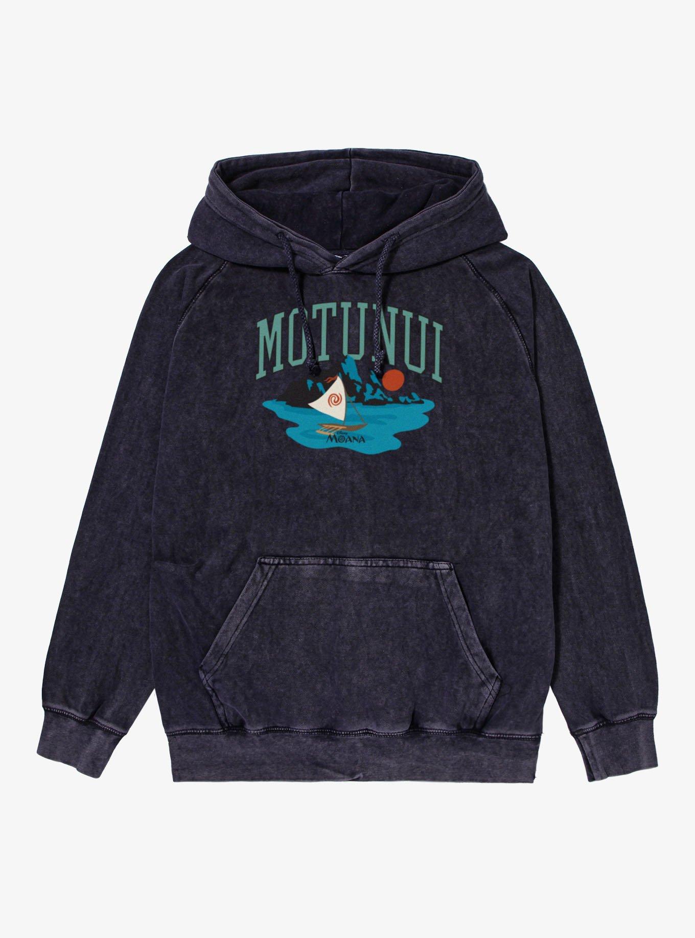 Disney Moana Motunui Boat Horizon Vintage Mineral Washed Hoodie Box Lunch Exclusive, , hi-res
