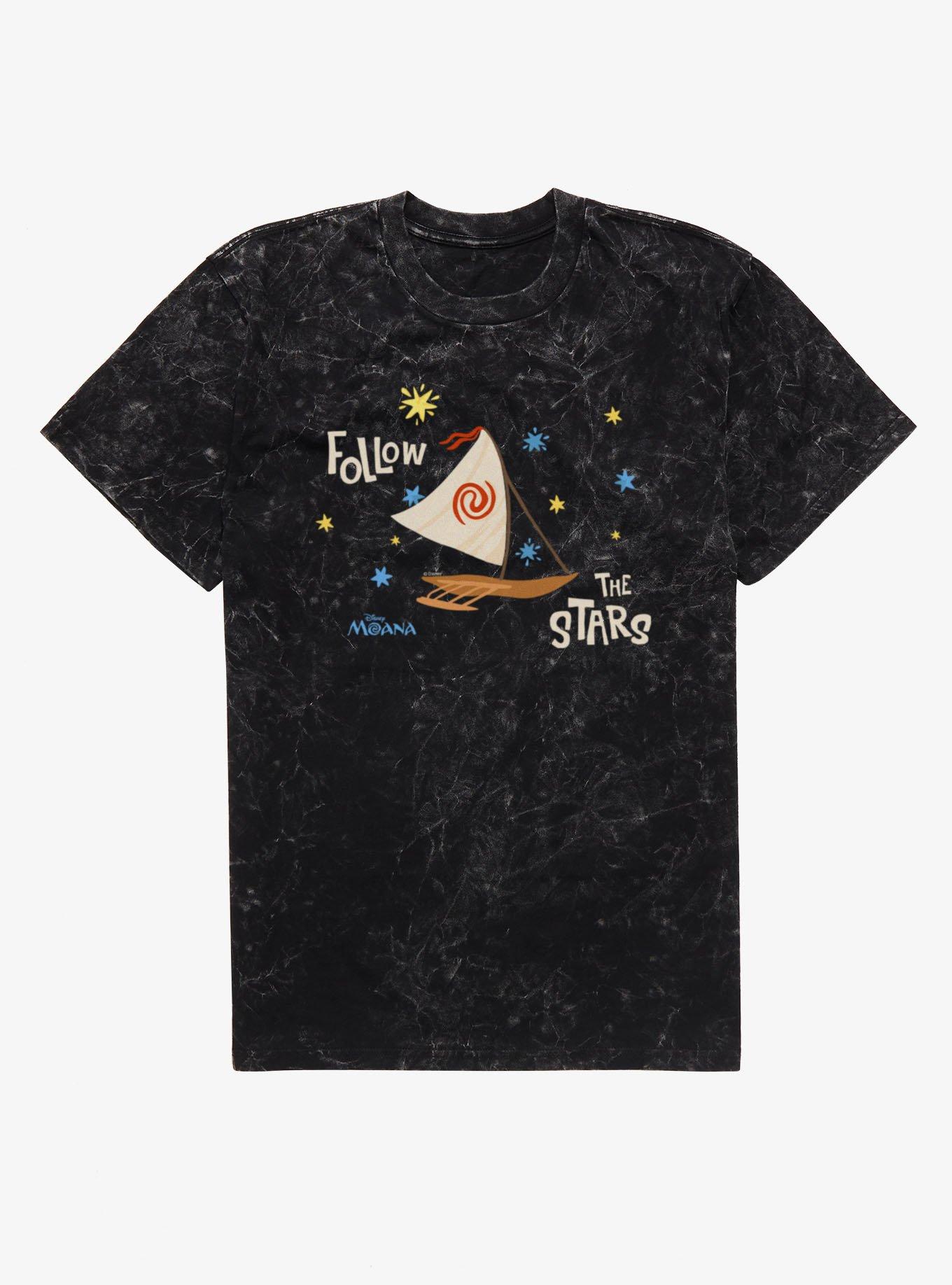 Disney Moana Follow The Stars Boat Mineral Wash T-Shirt Box Lunch Exclusive, , hi-res