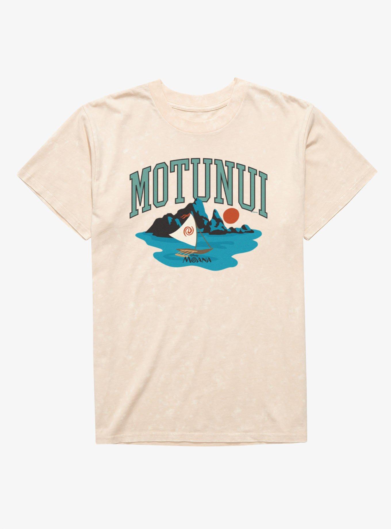 Disney Moana Motunui Boat Horizon Mineral Wash T-Shirt Box Lunch Exclusive, , hi-res