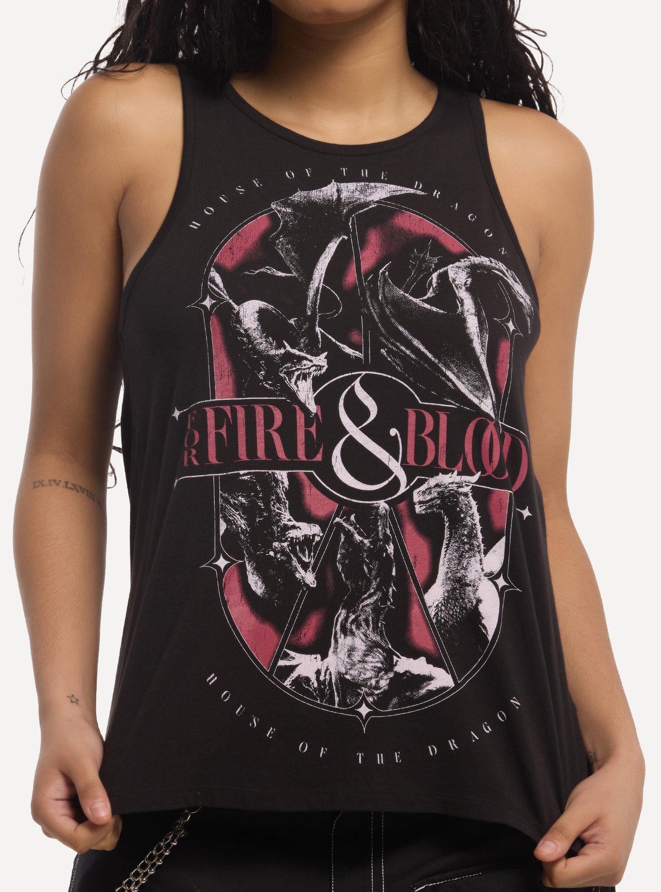 House Of The Dragon Fire & Blood Girls Tank Top, , hi-res