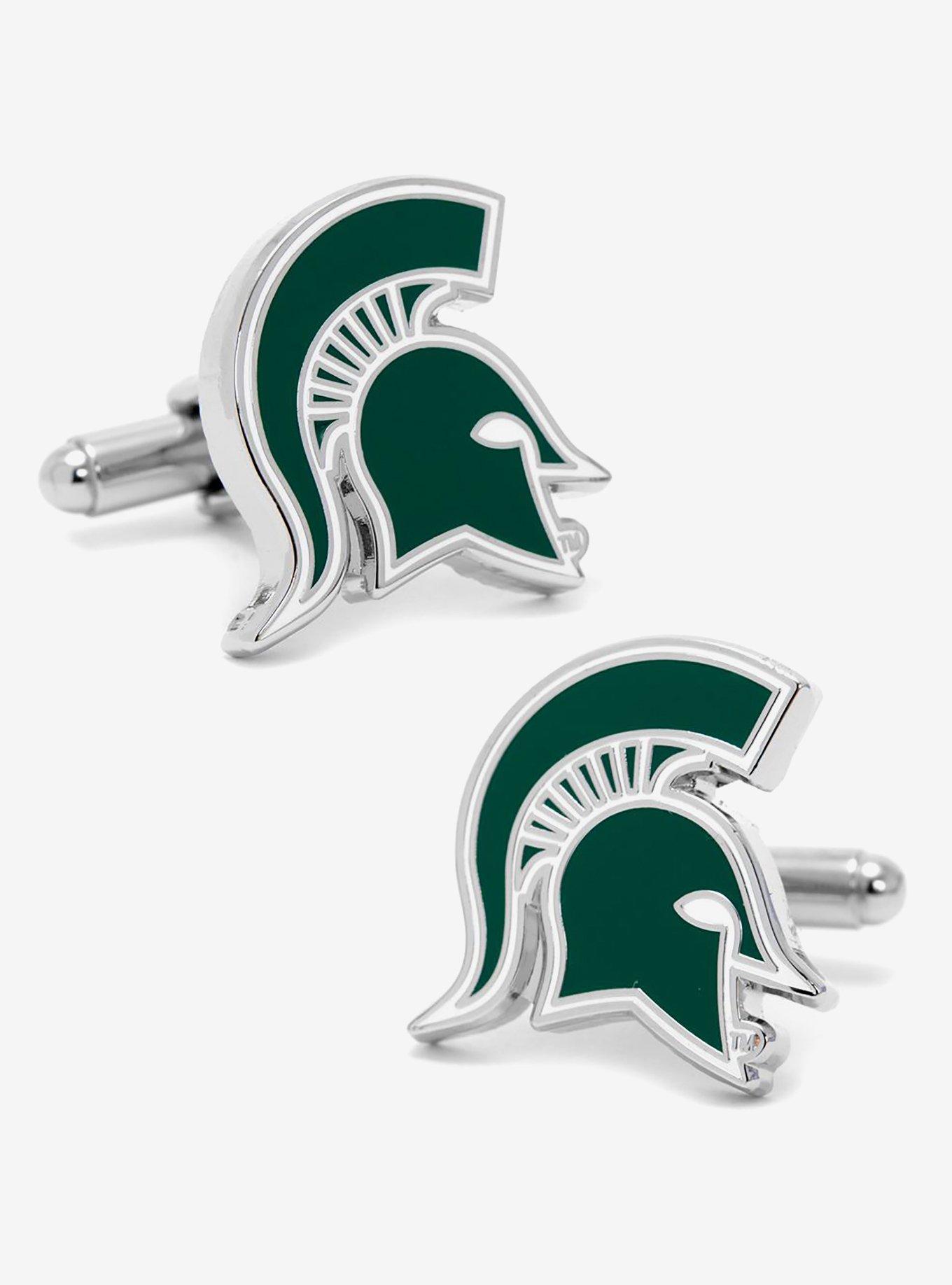 NCAA Michigan State Spartans Cufflinks, , hi-res