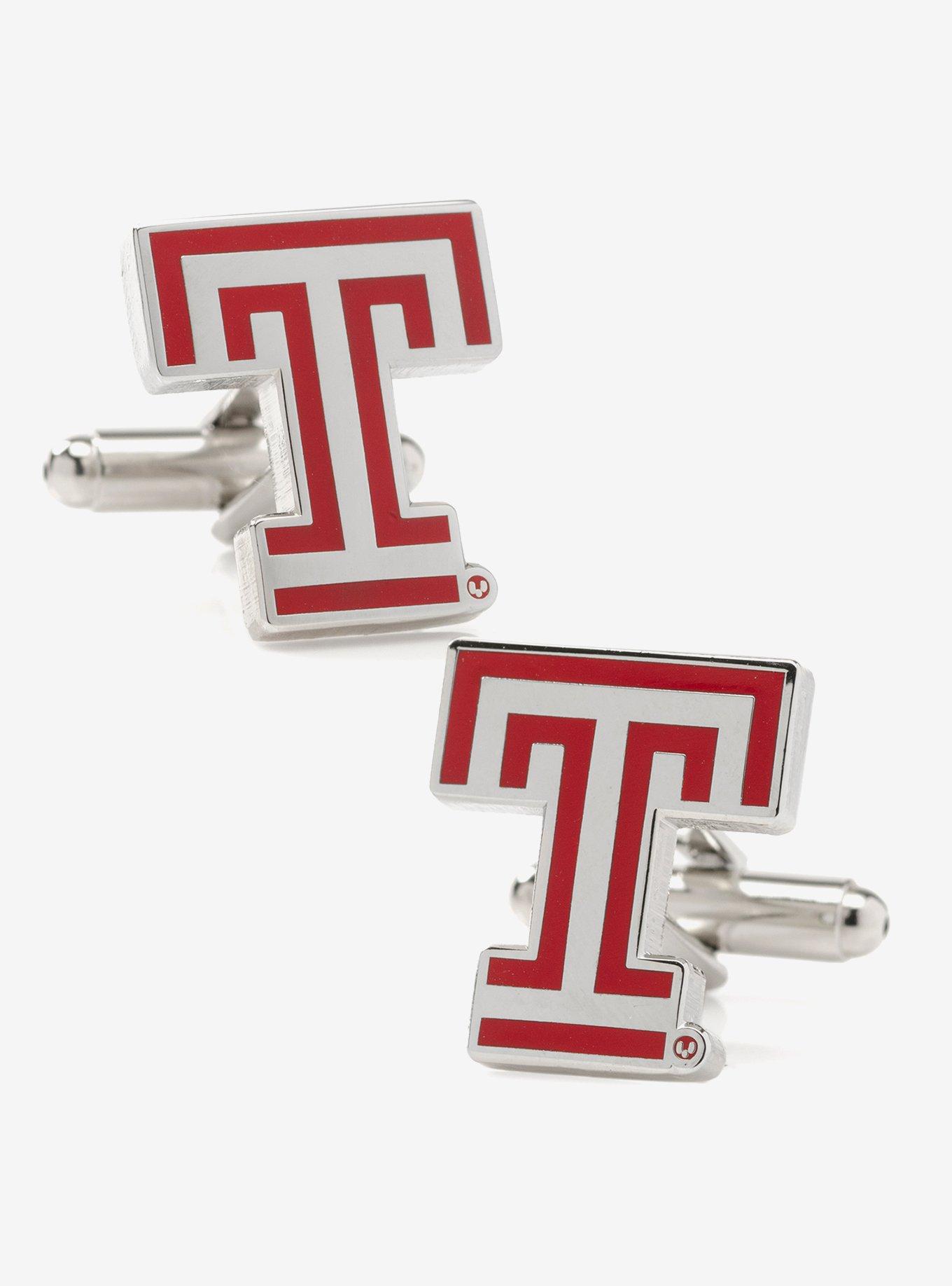 NCAA Temple University Owls Cufflinks, , hi-res