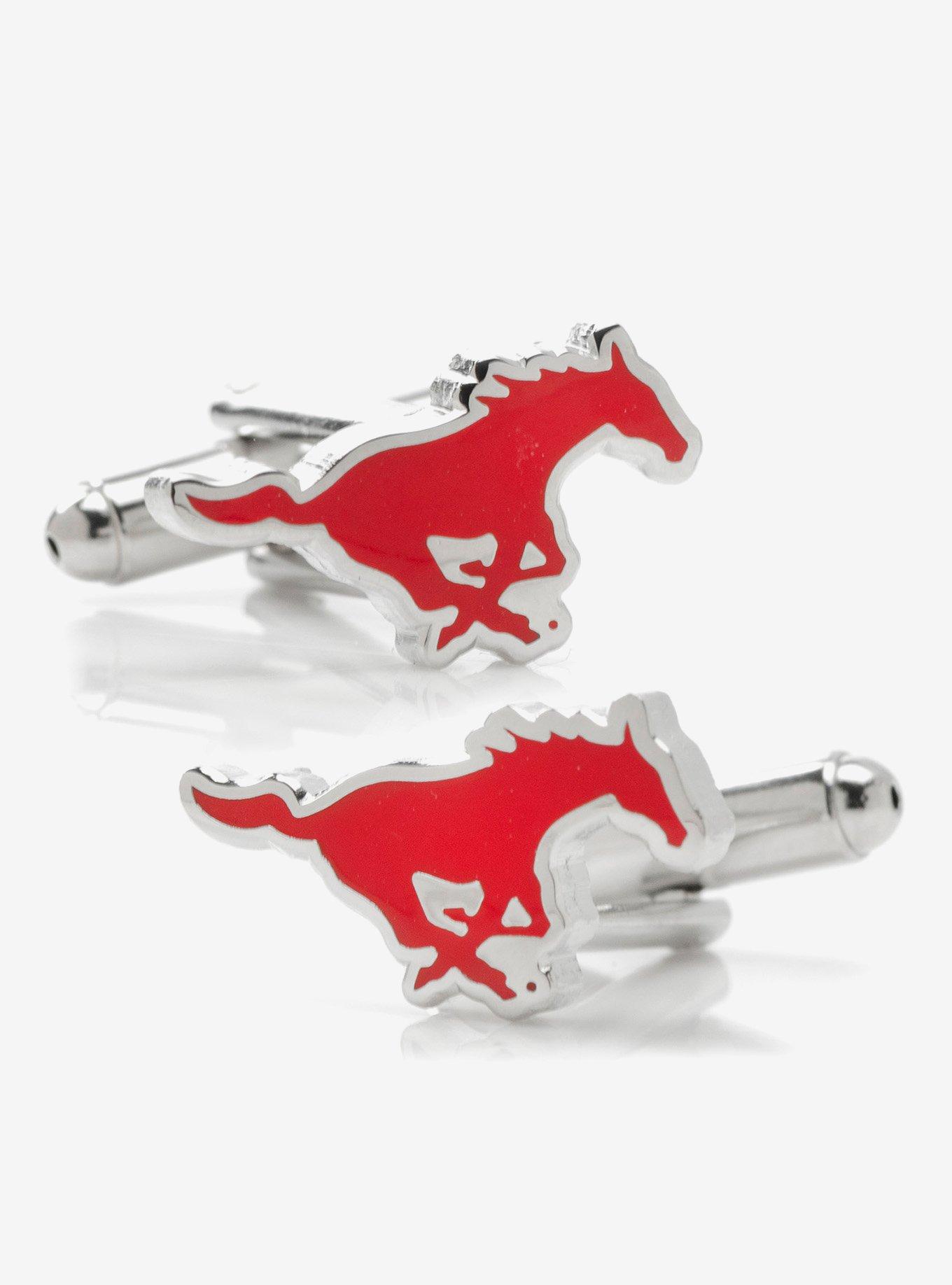 NCAA SMU Mustangs Cufflinks, , hi-res