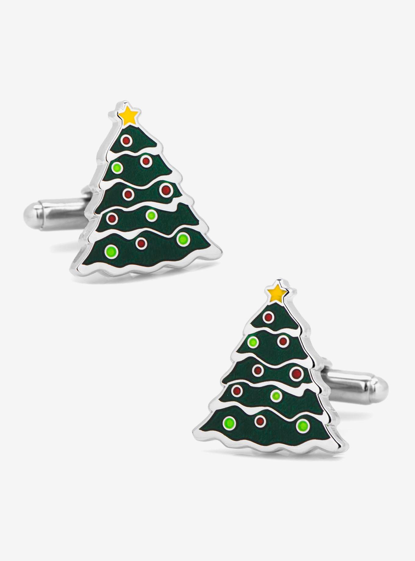 Christmas Tree Cufflinks, , hi-res