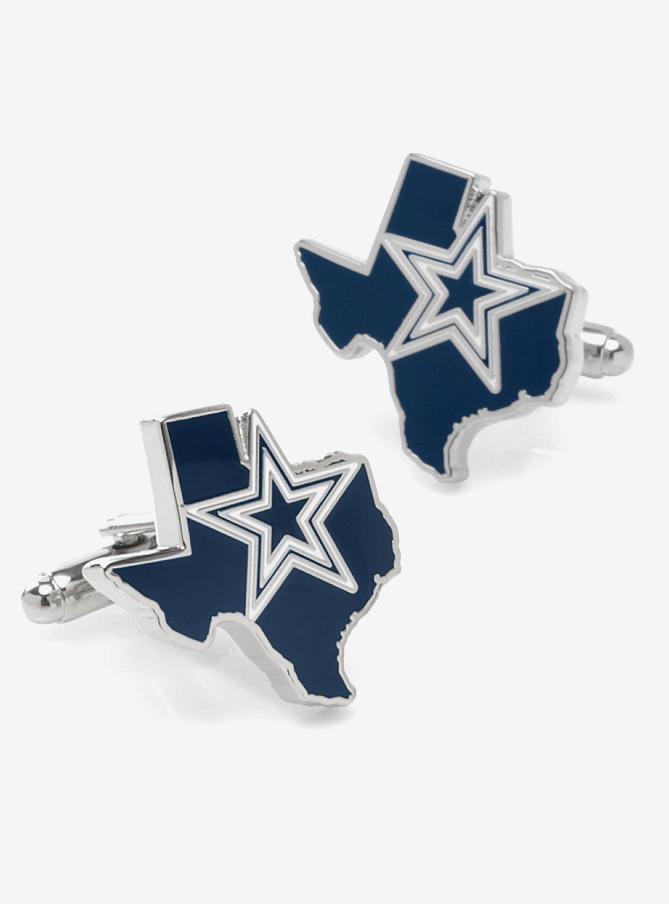 NFL Dallas Cowboys State Shaped Cufflinks, , hi-res