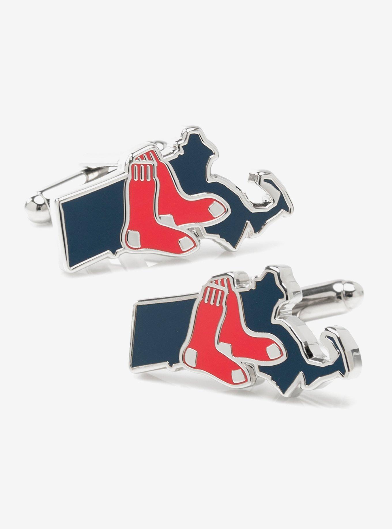 MLB Boston Red Sox State Shaped Cufflinks, , hi-res