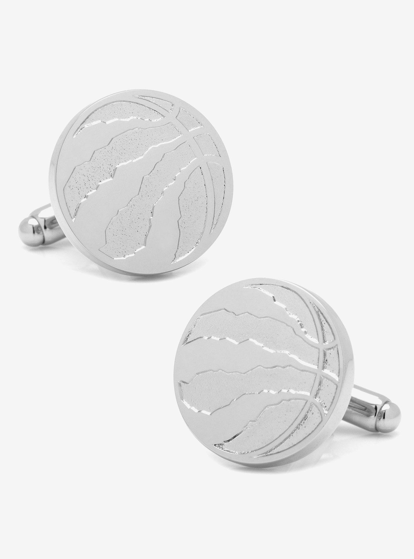 NBA Toronto Raptors Silver Edition Cufflinks, , hi-res