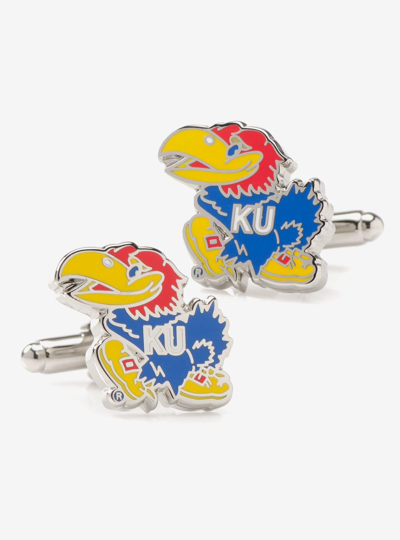 NCAA University of Kansas Jayhawks Cufflinks, , hi-res