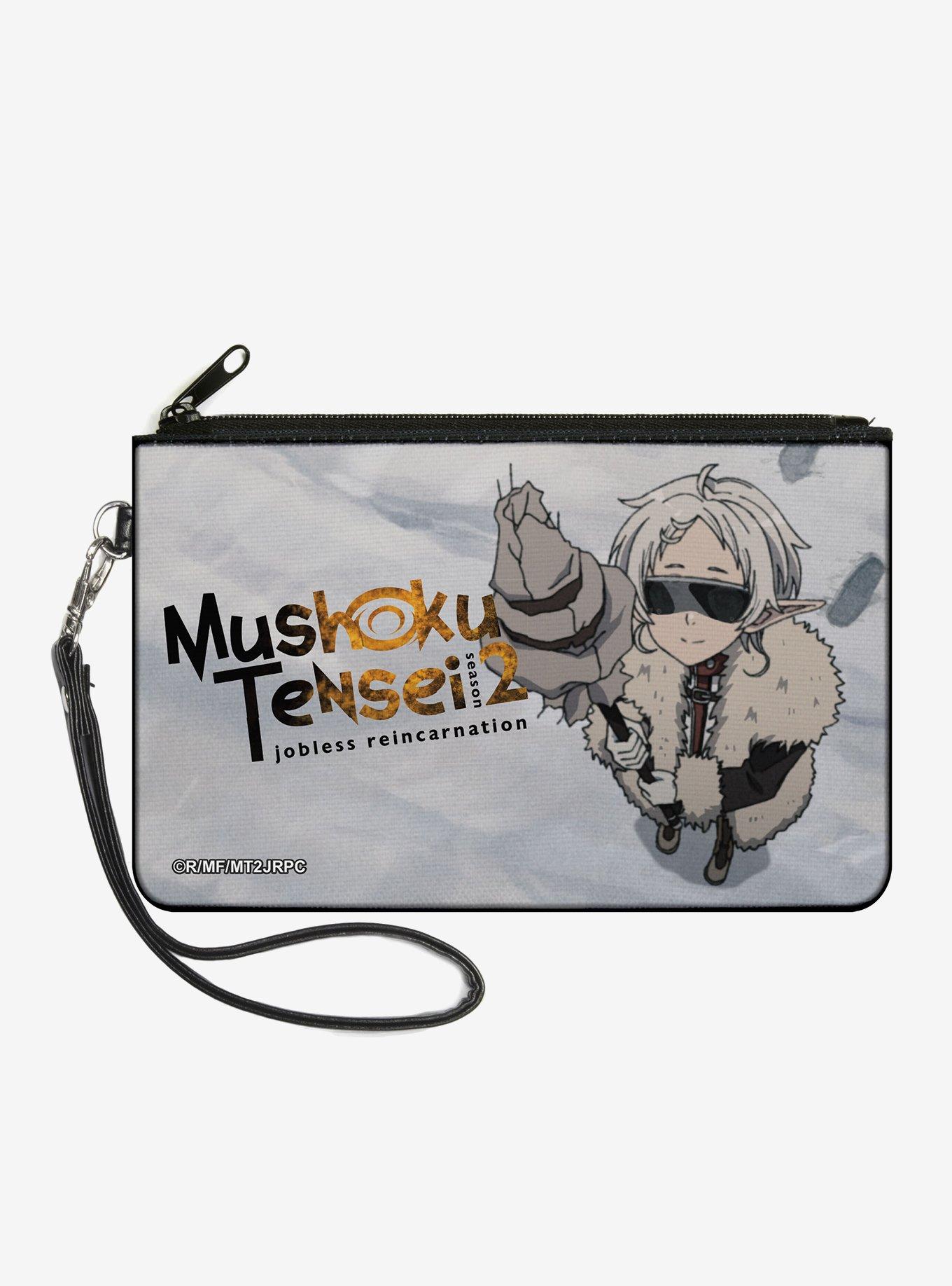 Mushoku Tensei Jobless Reincarnation Guard Fitz Snow Scene and Title Zip Clutch Wallet, , hi-res