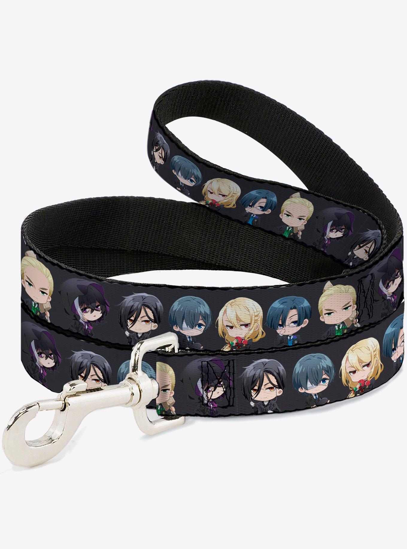 Black Butler Six Chibi Characters Poses Black Dog Leash, , hi-res