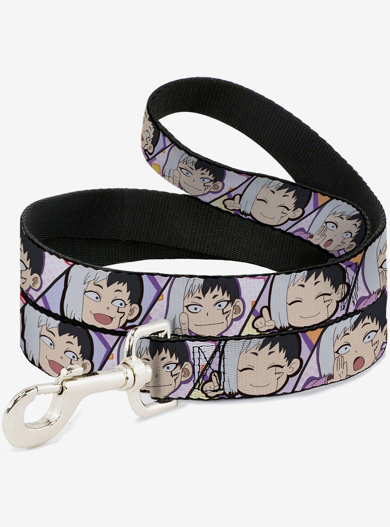 Dr. Stone Chibi Gen Asagiri Expression Blocks Dog Leash, , hi-res