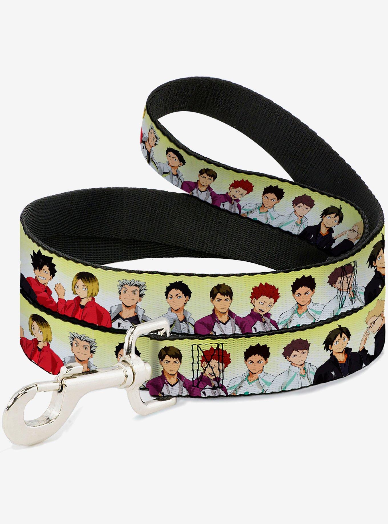 Haikyu!! Six Volleyball Team Player Pairs Line Up Dog Leash, , hi-res