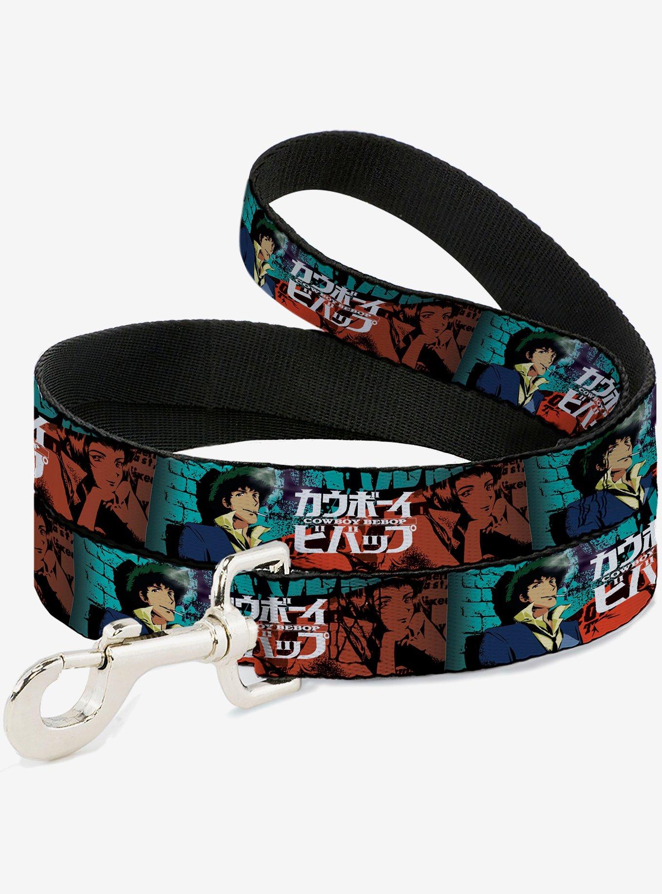 Cowboy Bebop Spike and Faye Brick Pose Logo Blues Dog Leash