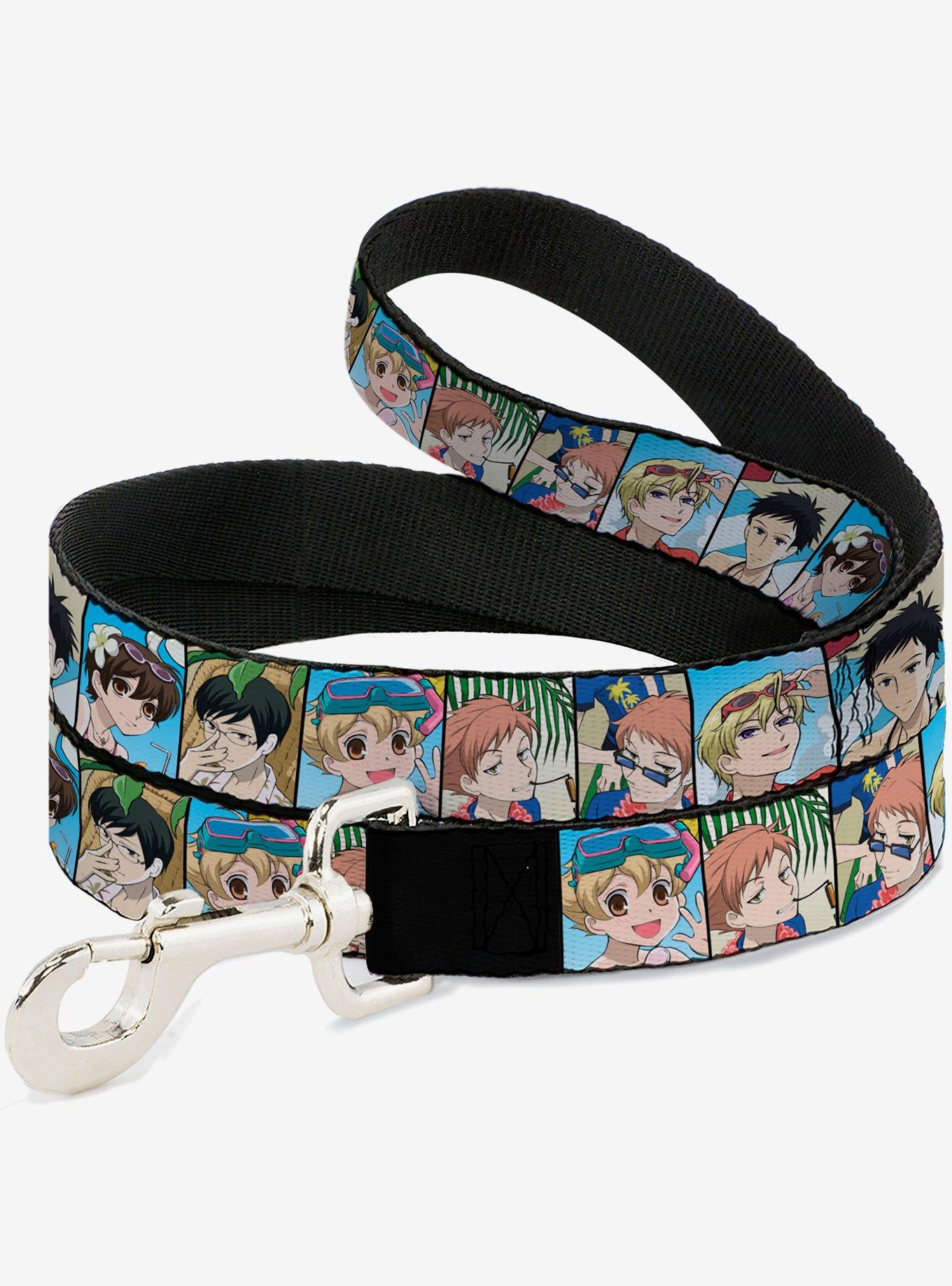 Ouran High School Host Club Seven Character Beach Day Pose Blocks Dog Leash, , hi-res