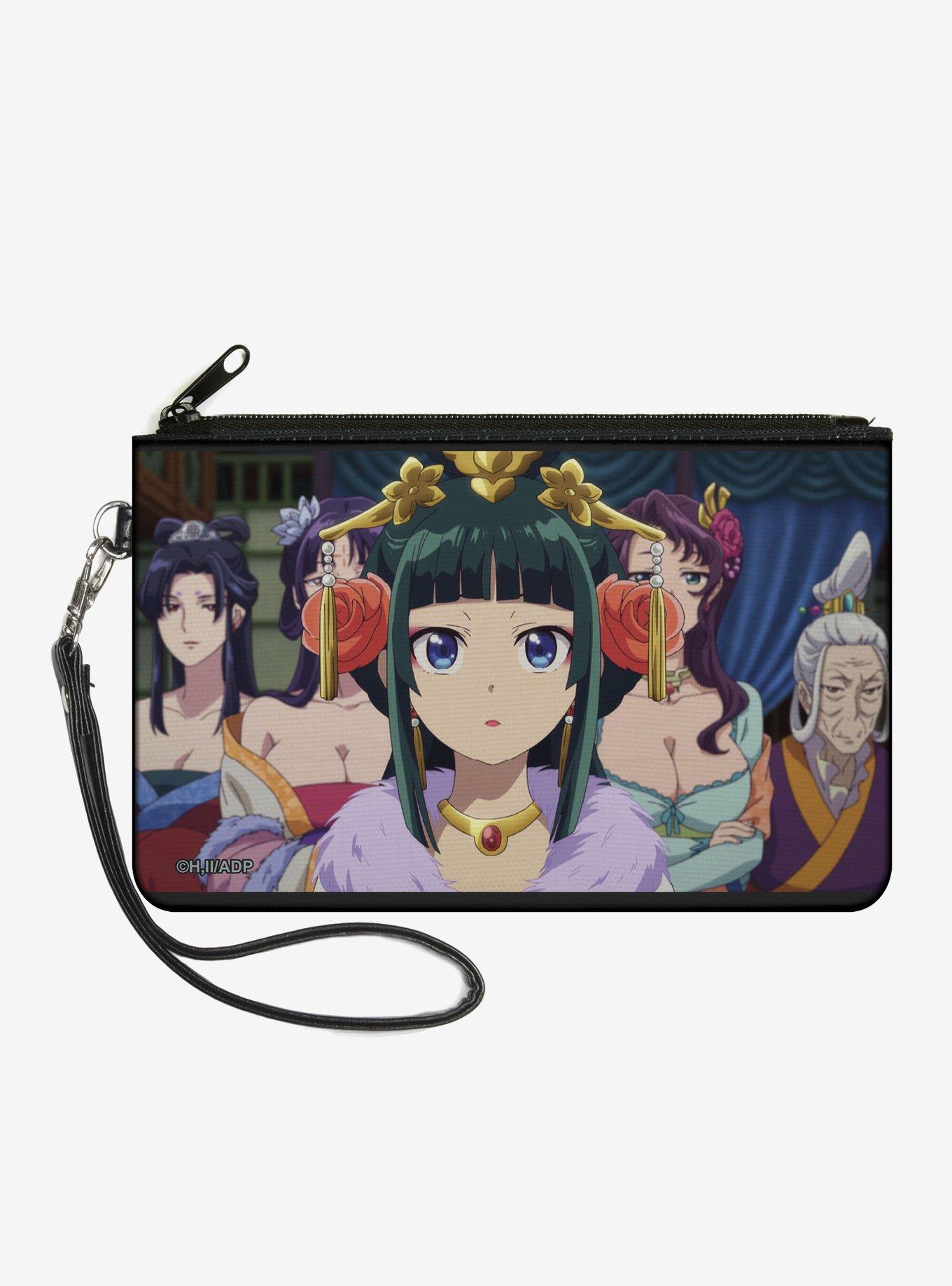 The Apothecary Diaries Maomao with Sisters and Suiren Group Pose Zip Clutch Wallet, , hi-res
