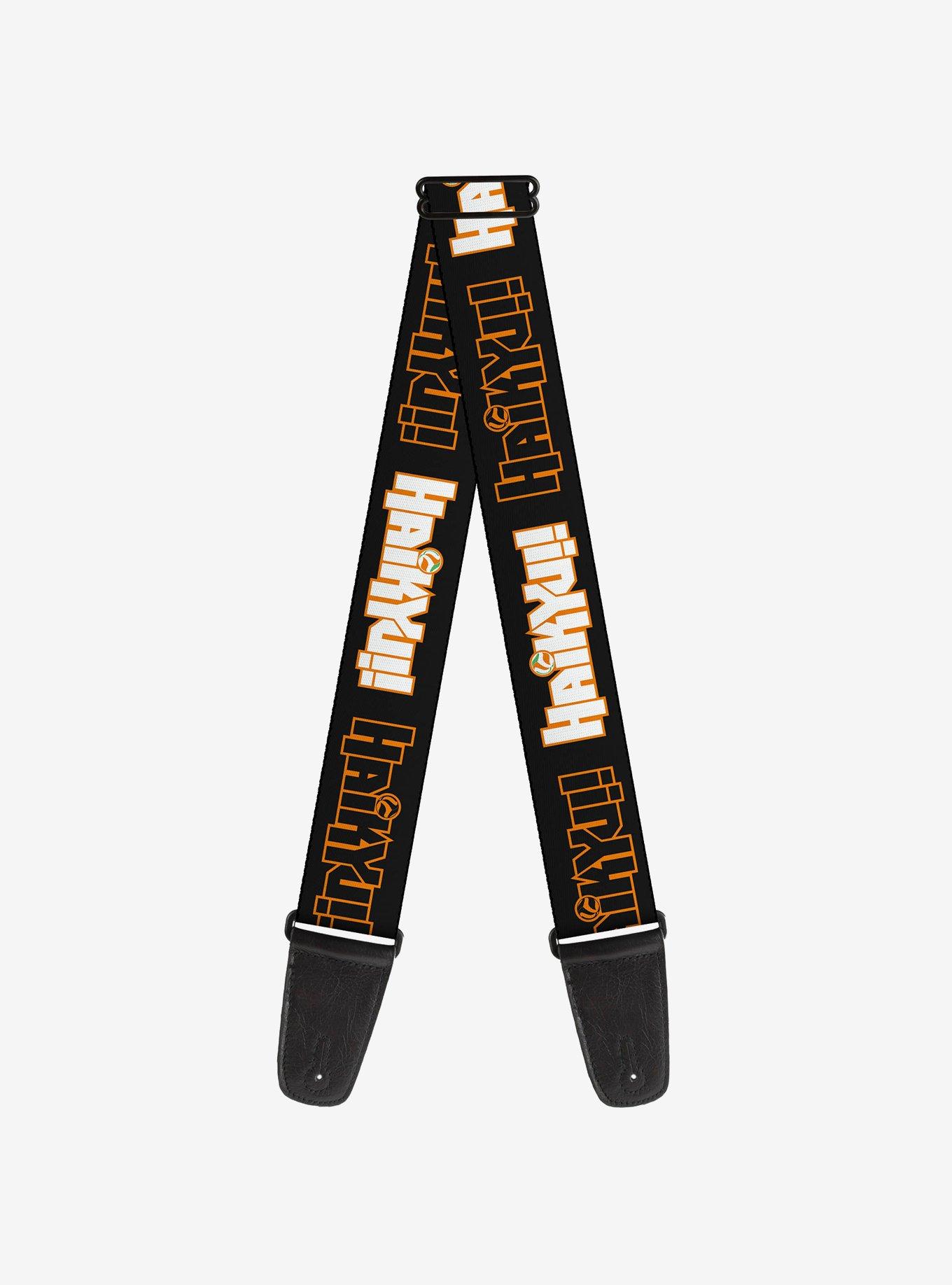 Haikyu!! Titles Black Guitar Strap, , hi-res