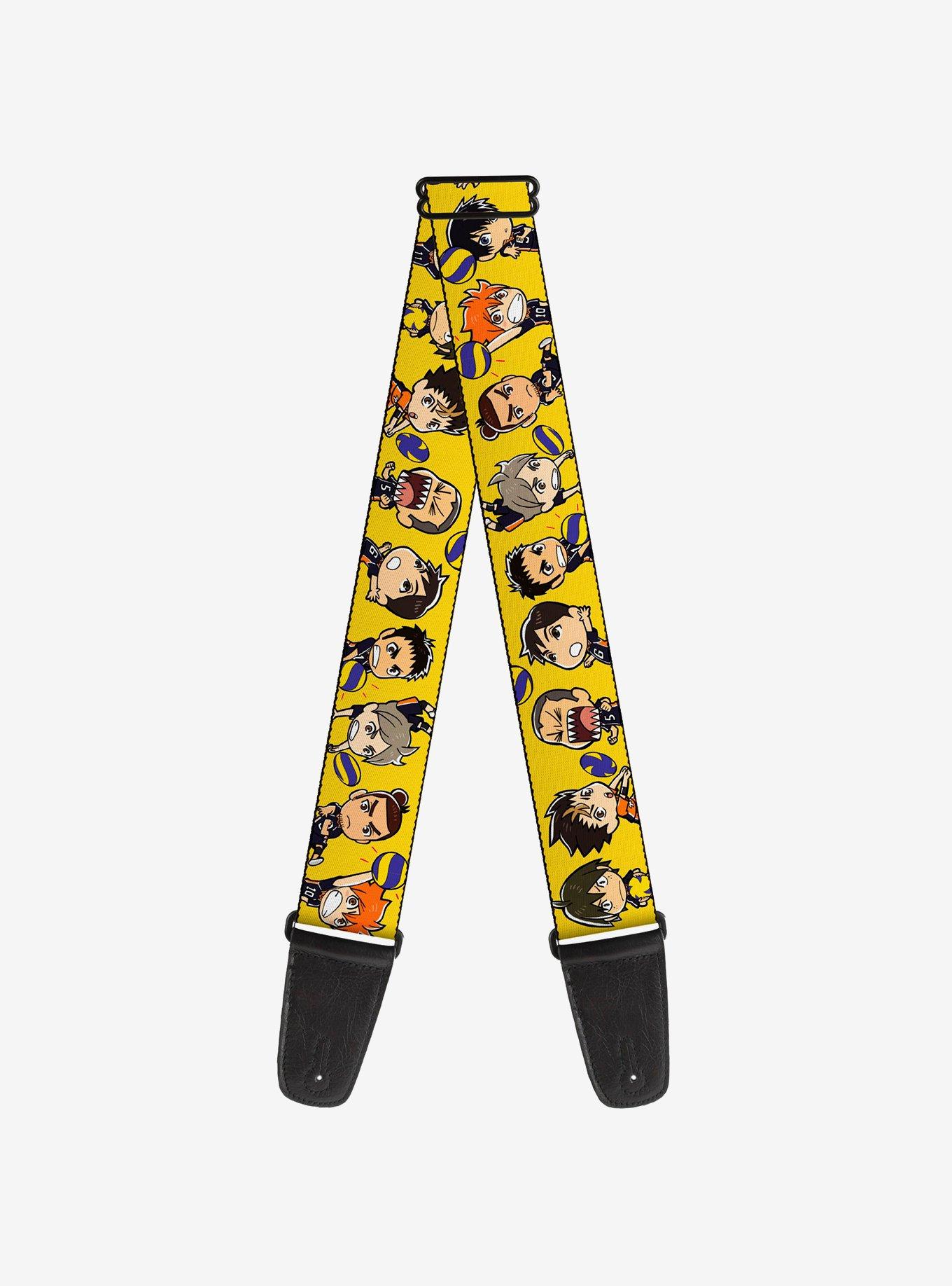 Haikyu!! Chibi Volleyball Player Warm Up Pose Guitar Strap, , hi-res