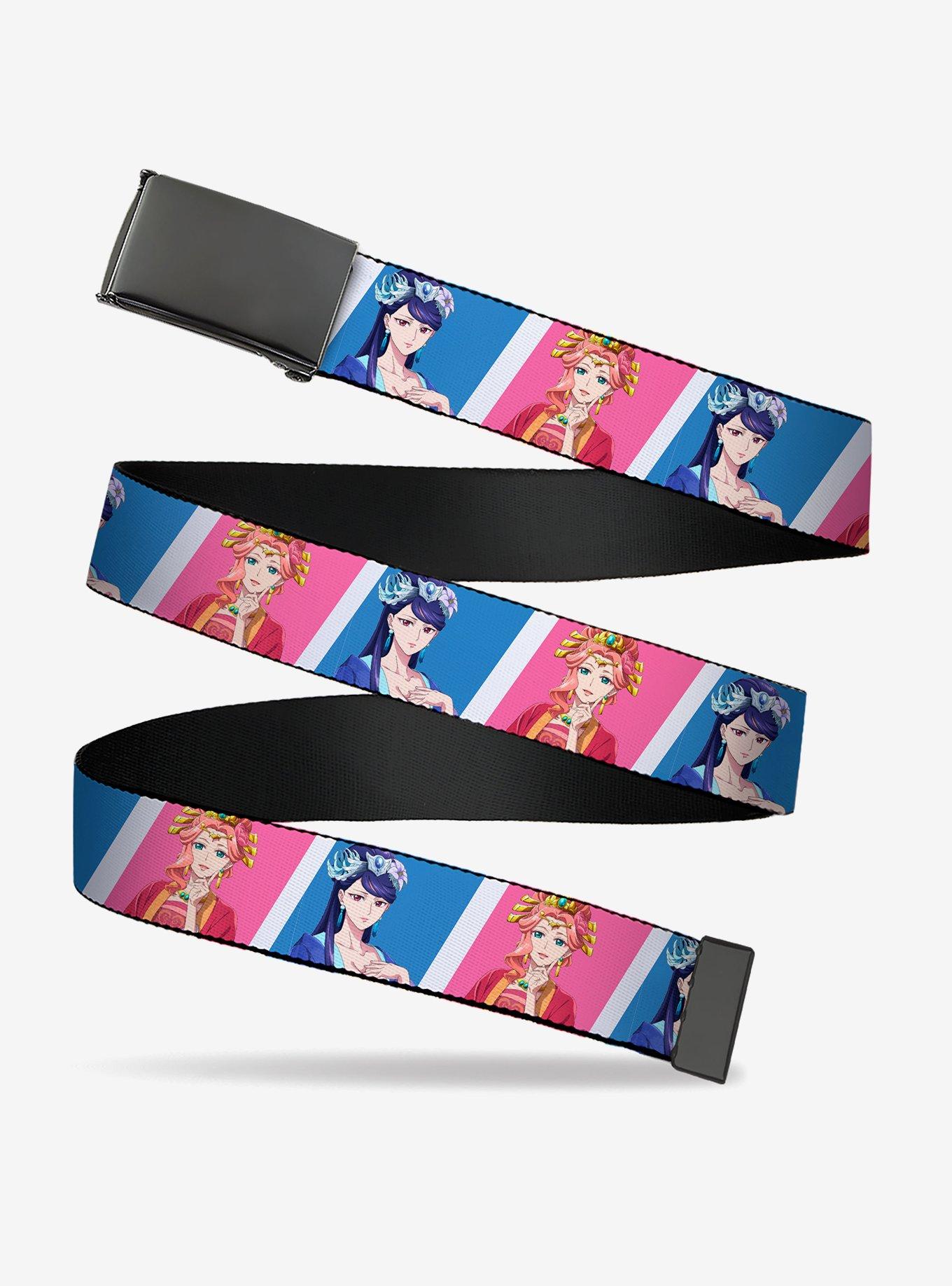 The Apothecary Diaries Gyokuyo and Lihua Blocks Pink Blue Clamp Buckle Belt, , hi-res