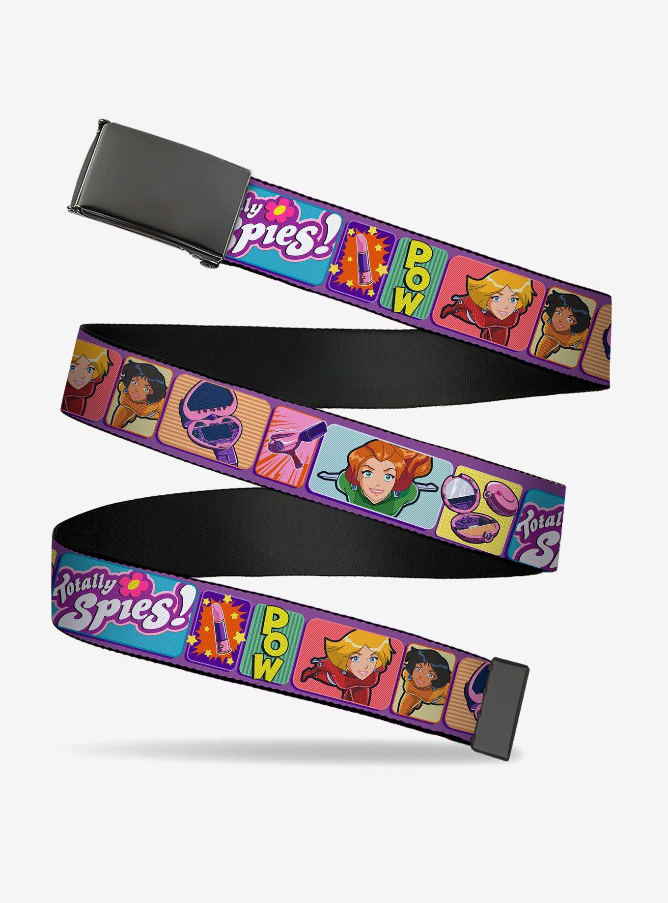 Totally Spies! Icons and Pose Blocks Multi Clamp Buckle Belt, , hi-res