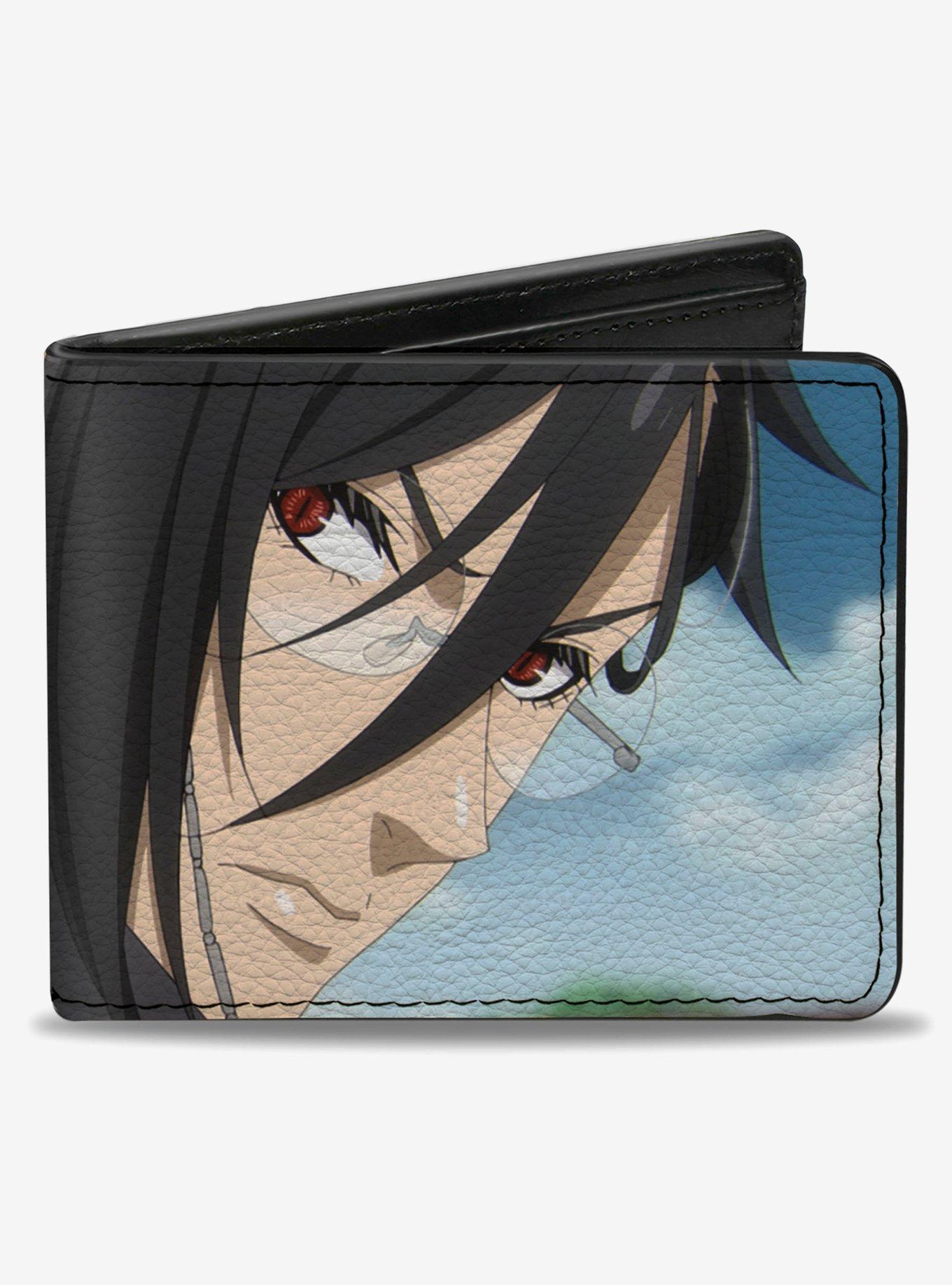 Black Butler Sebastian Michaelis Pose and Title Blues Bifold Wallet, , hi-res