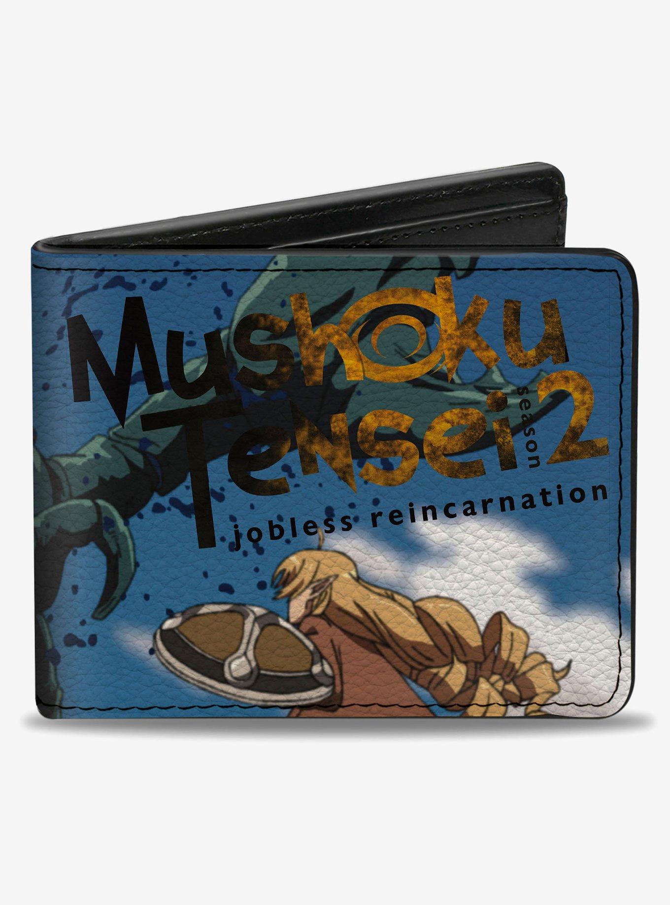 Mushoku Tensei Jobless Reincarnation Elinalise Dragonroad Scorpion Battle Scene Bifold Wallet, , hi-res
