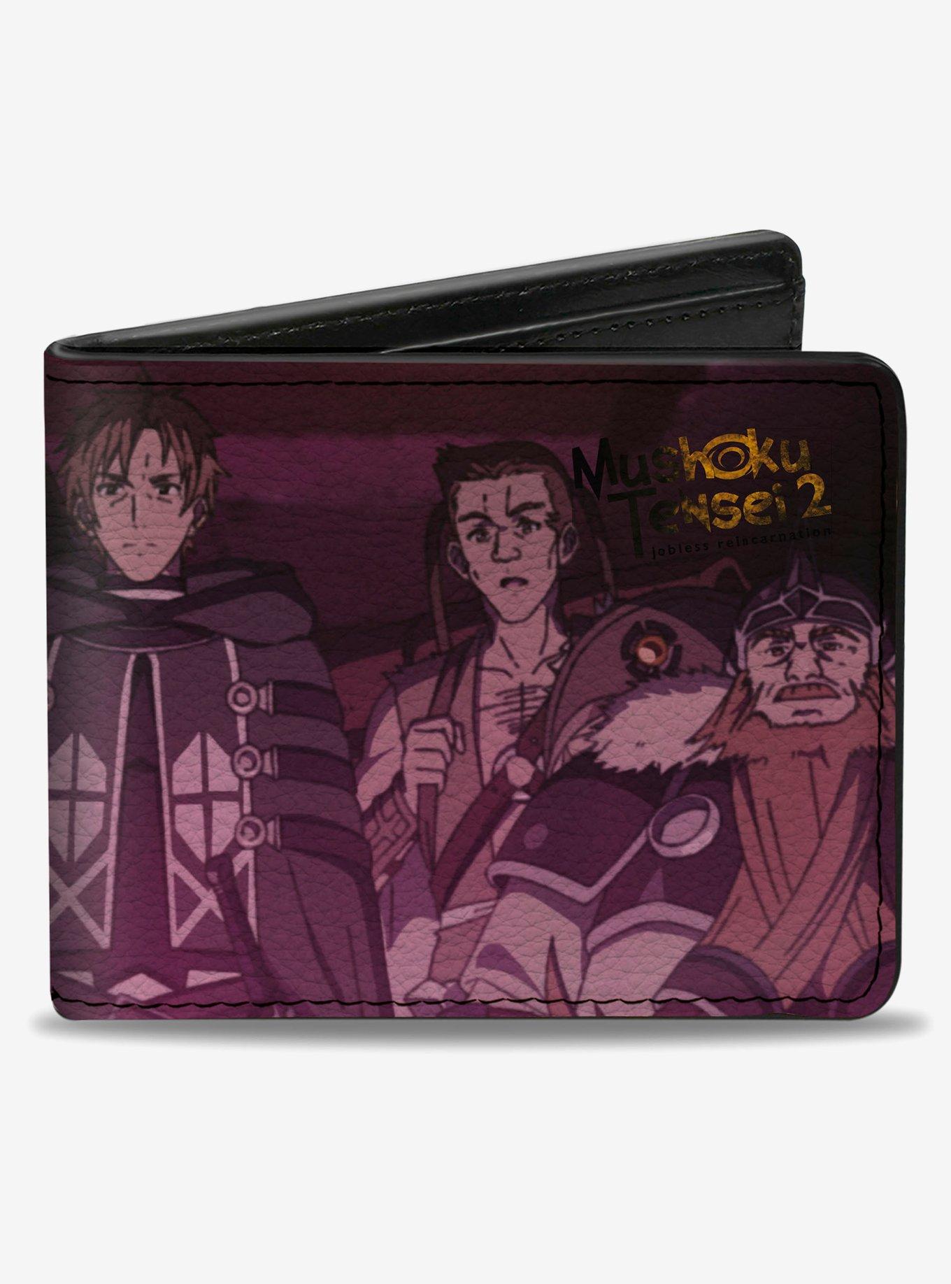 Mushoku Tensei Jobless Reincarnation Rudeus Greyrat Zenith Rescue Group Pose Bifold Wallet, , hi-res