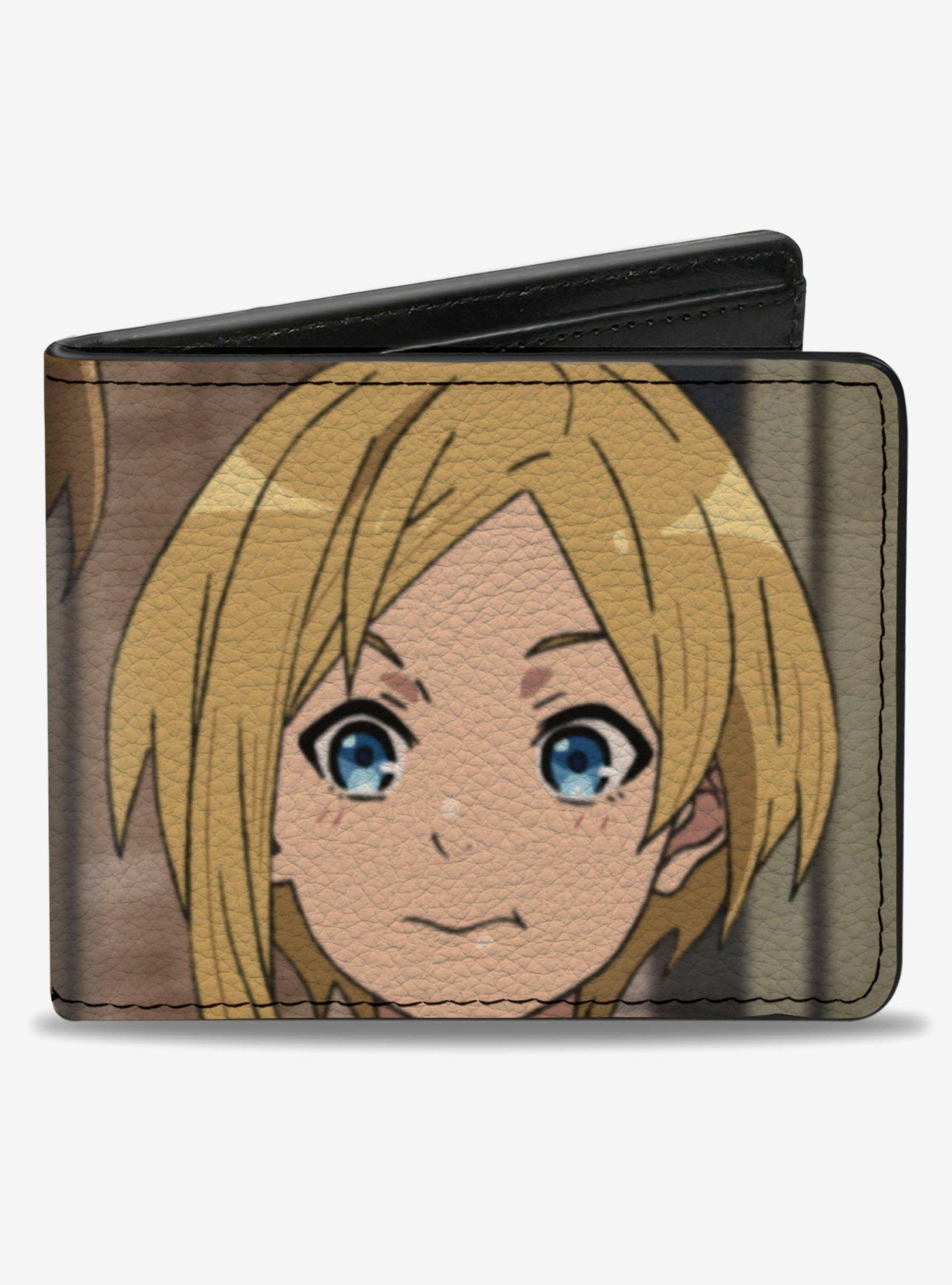 Mushoku Tensei Jobless Reincarnation Rudeus Greyrat and Sara Pose Bifold Wallet, , hi-res