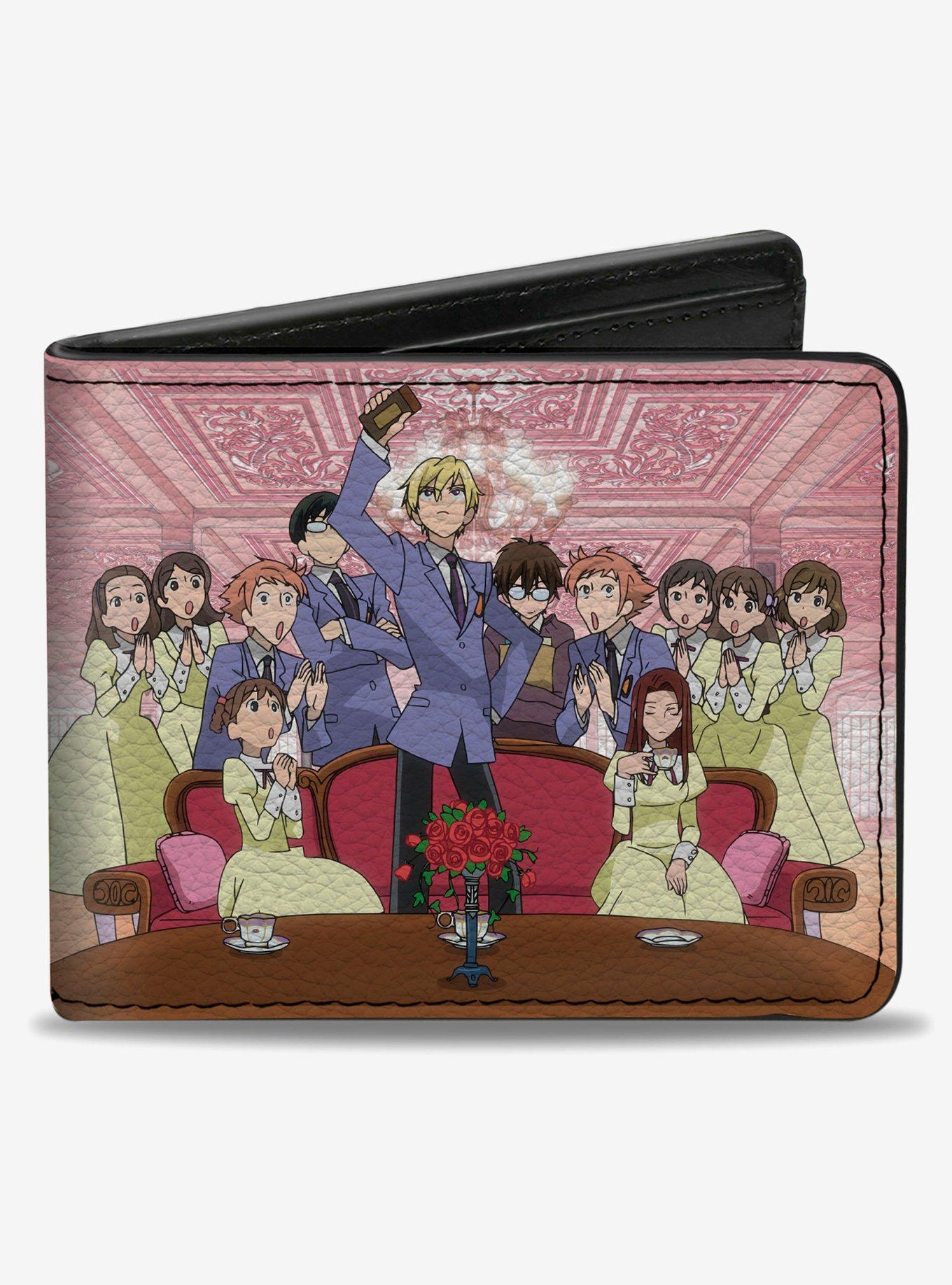 Ouran High School Host Club Tamaki Presentation Scene and Logo Bifold Wallet, , hi-res